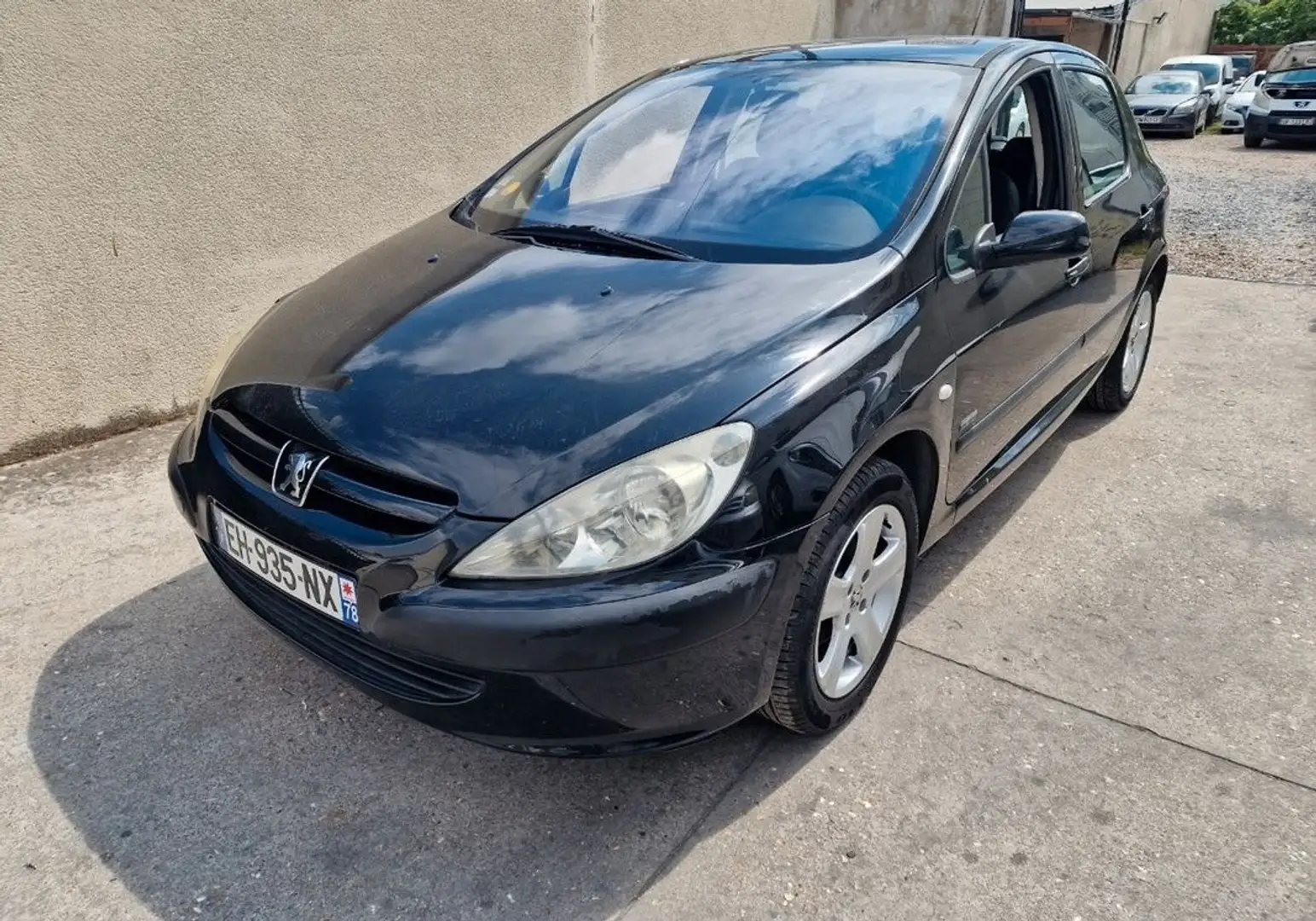 Peugeot 307 1.6 essence 110ch nav-tech payer en 4x Schwarz - 1