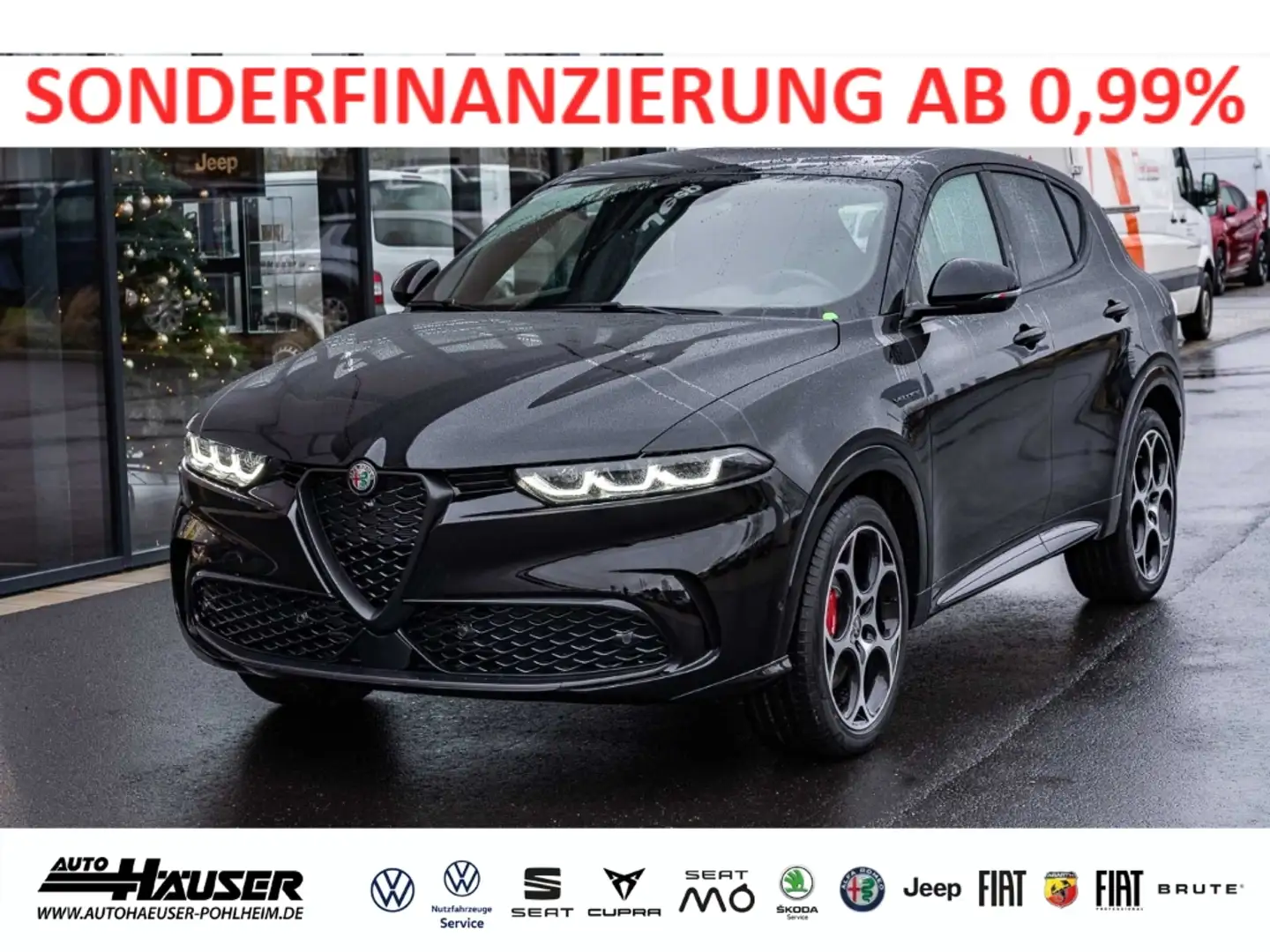 Alfa Romeo Tonale MY24 VELOCE 1.5 VGT 48V-Hybrid 15kW TECHNOLOGIE NE Schwarz - 1