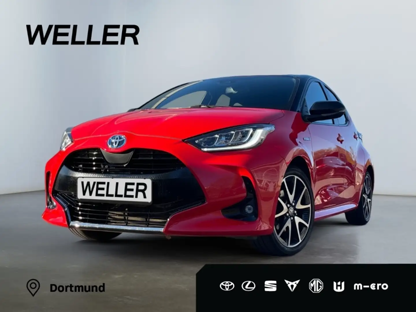 Toyota Yaris Hybrid 1.5 Premiere Edition *HUD*ACC*CAM* Rot - 1