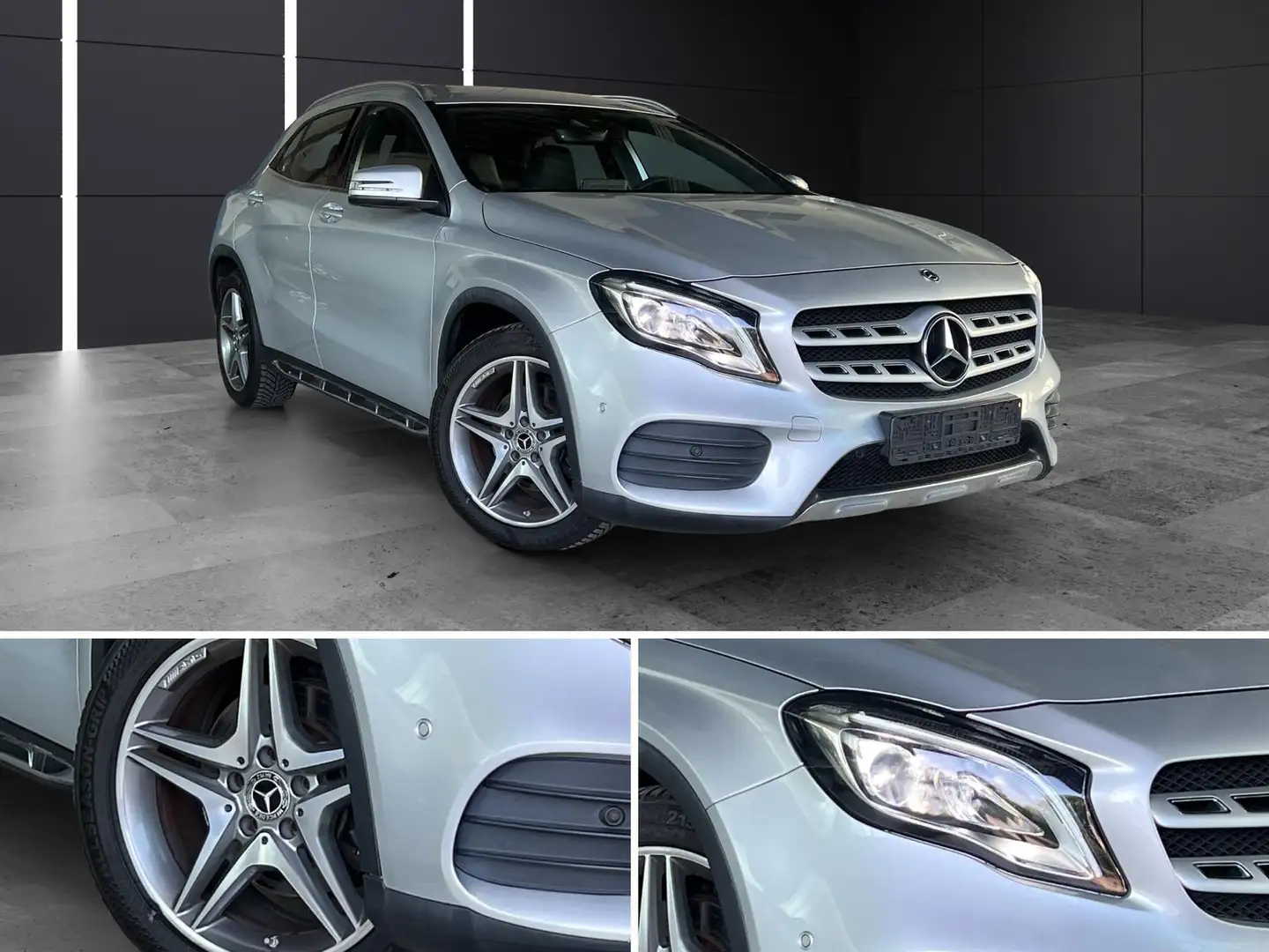 Mercedes-Benz GLA 220 4M AMG LINE|LED|NAV|TEMPO|LEDER|SPORT+++ Argent - 2