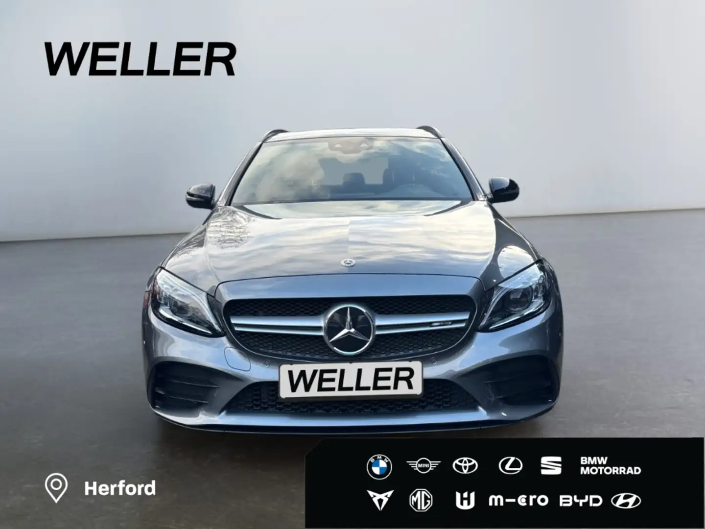 Mercedes-Benz C 43 AMG 4M T 9G *Multibeam*Pano*AMG-19Zoll*Leder* Grau - 2