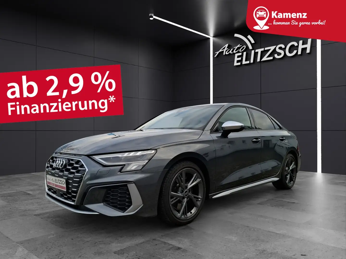Audi S3 Lim. TFSI quattro S-tronic LED Navi AVC ACC RFK SH Grau - 1