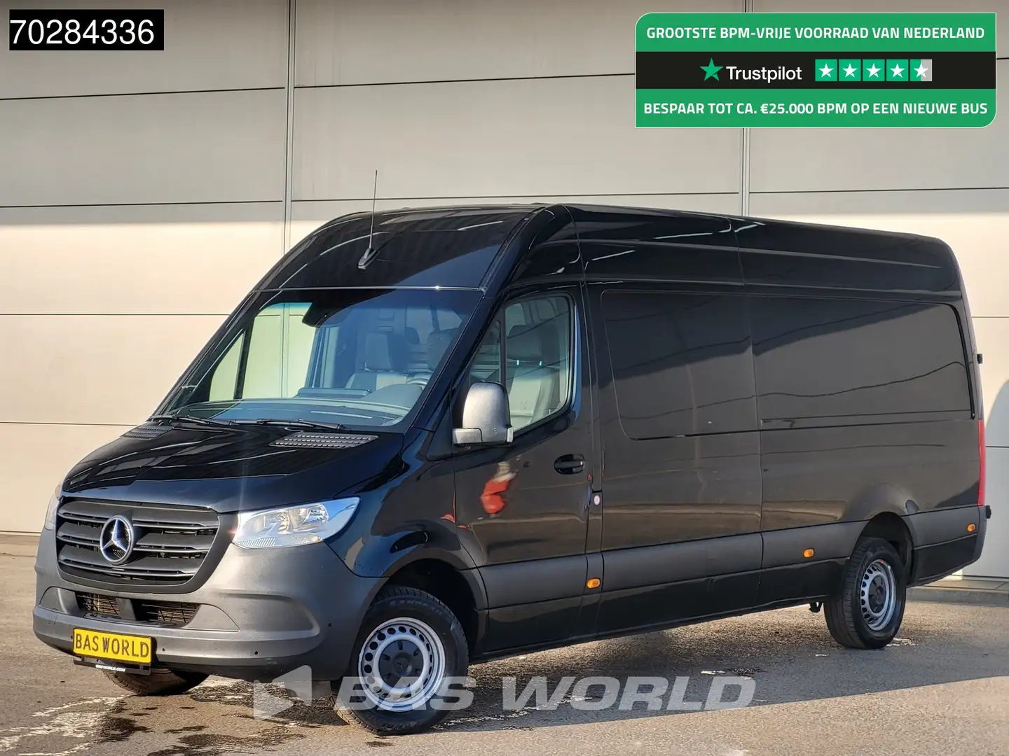 Mercedes-Benz Sprinter 317 CDI Automaat L3H2 3,5t Trekhaak Airco Camera P Zwart - 1