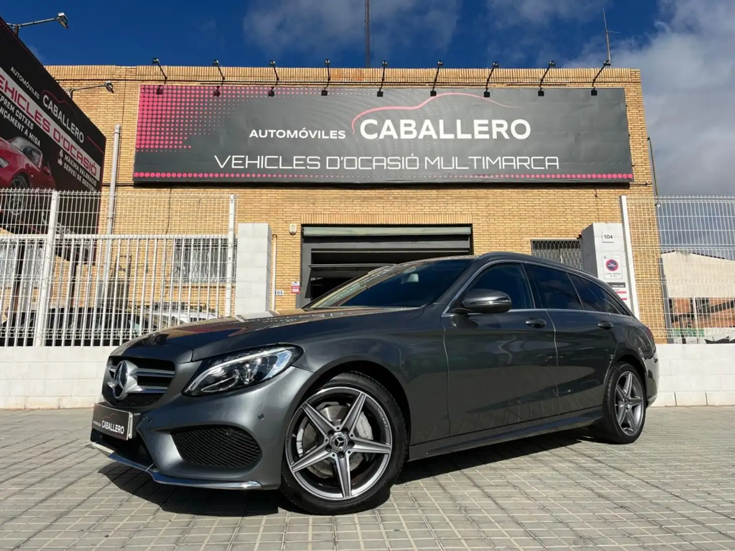 Mercedes-Benz C 220 Estate 220d 9G-Tronic Gris - 1