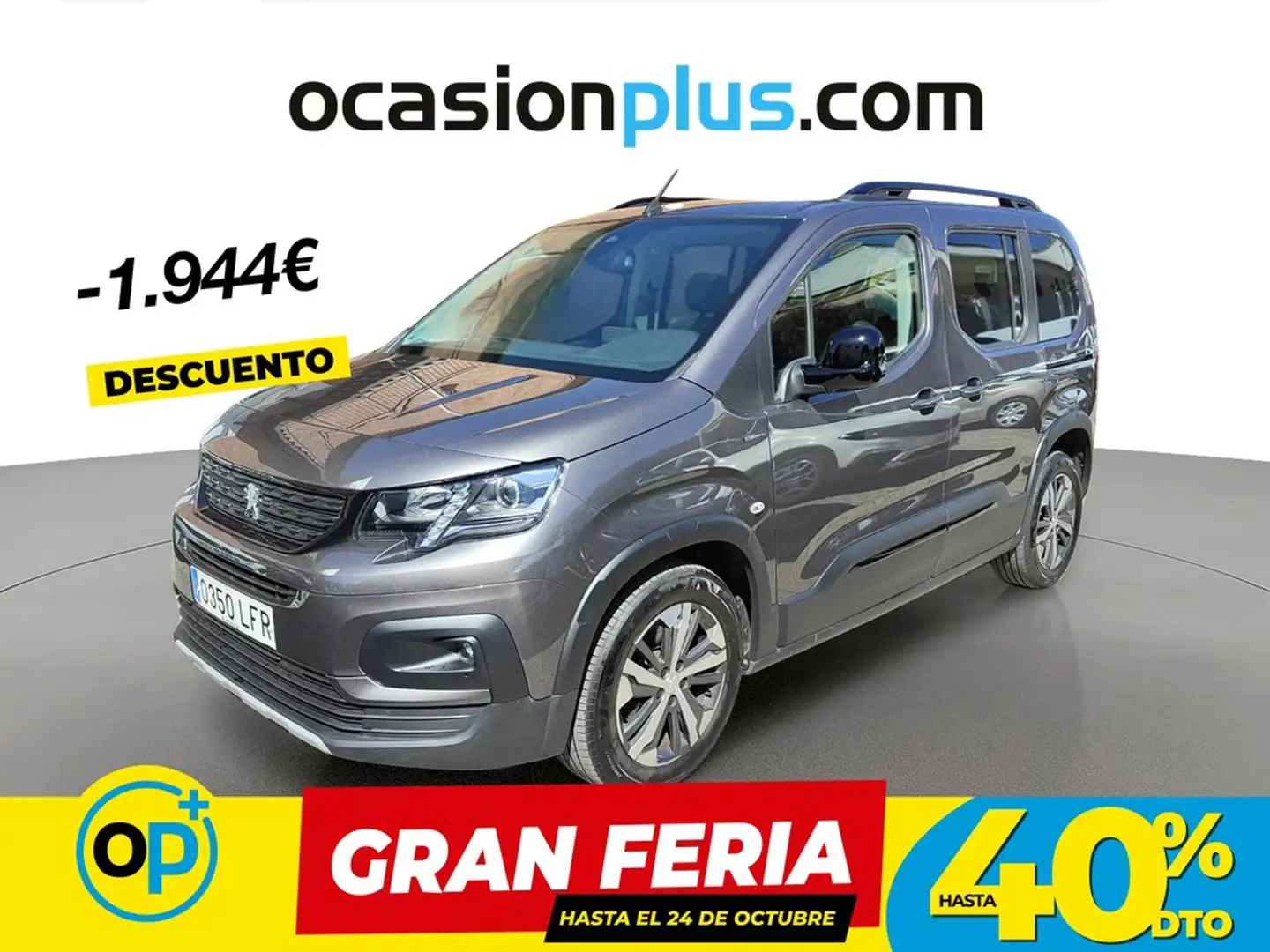 Peugeot Rifter 1.5BlueHDi S&S Standard GT Line 130 Gris - 1