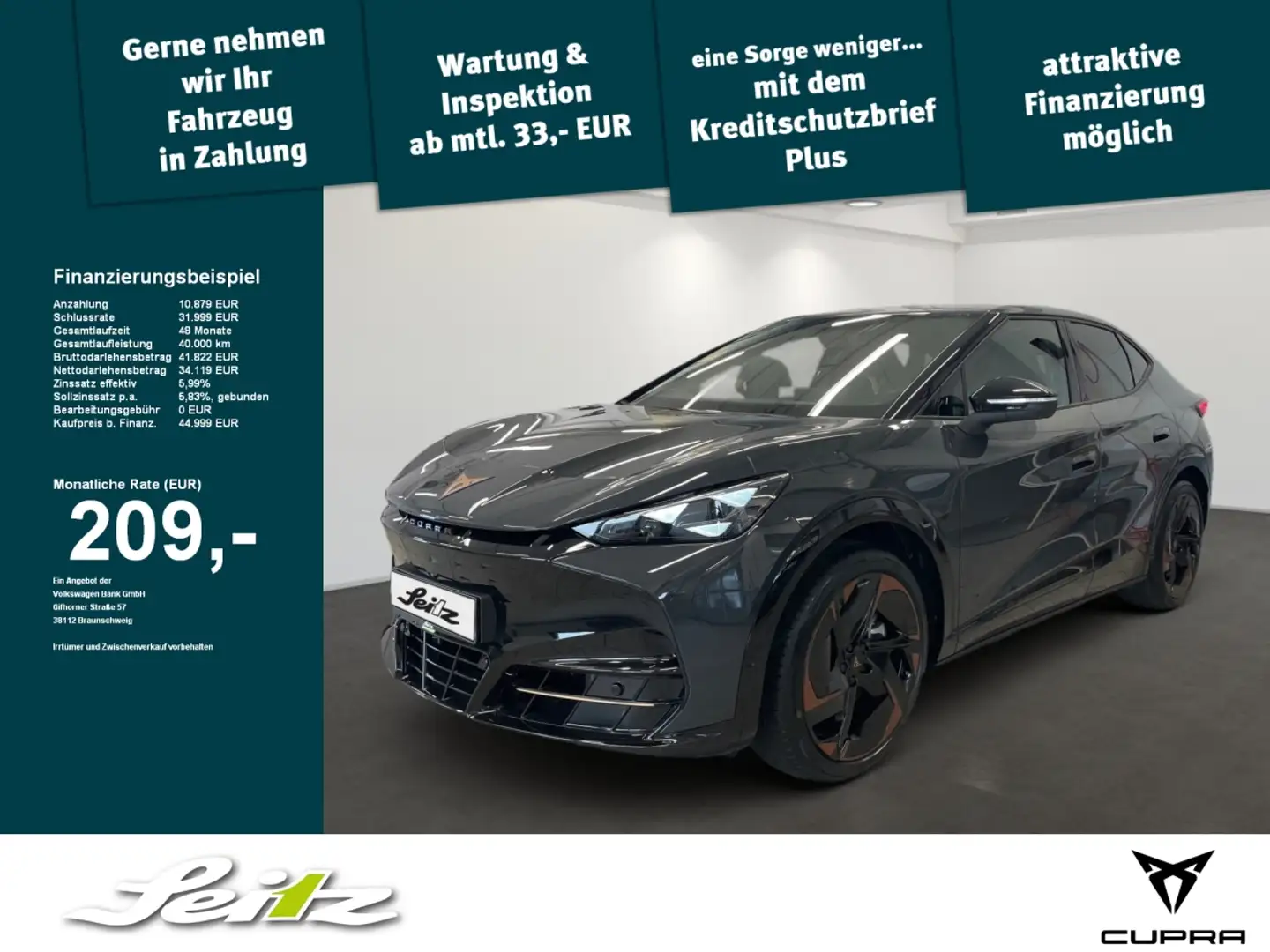 CUPRA Tavascan 4Drive VZ *PANO*HEAD-UP*NAVI*KAMERA* Gris - 1