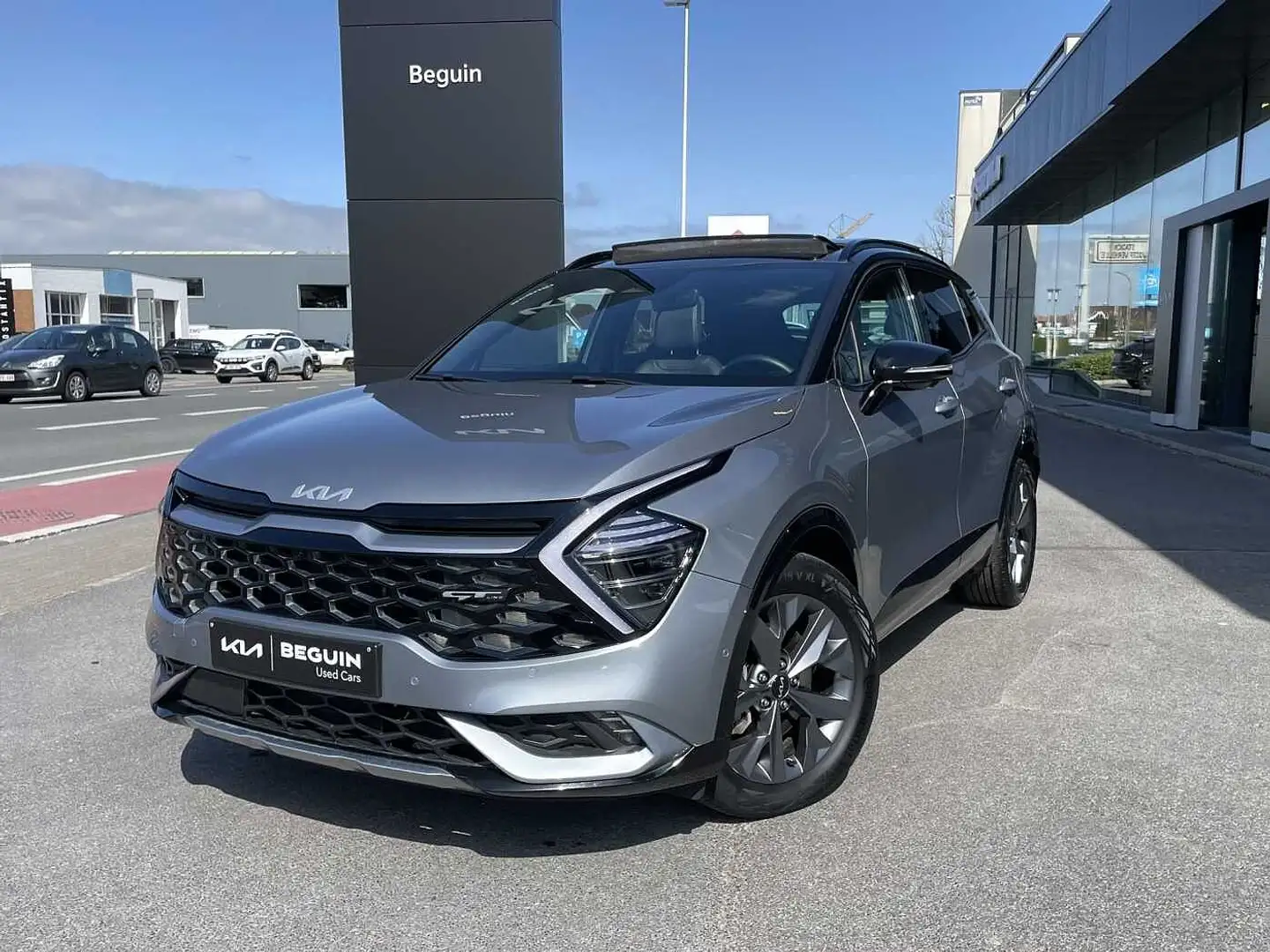 Kia Sportage 1.6 T HEV GT Line Silber - 1