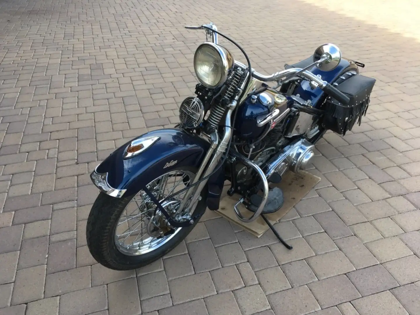 Harley-Davidson Knucklehead Bleu - 2