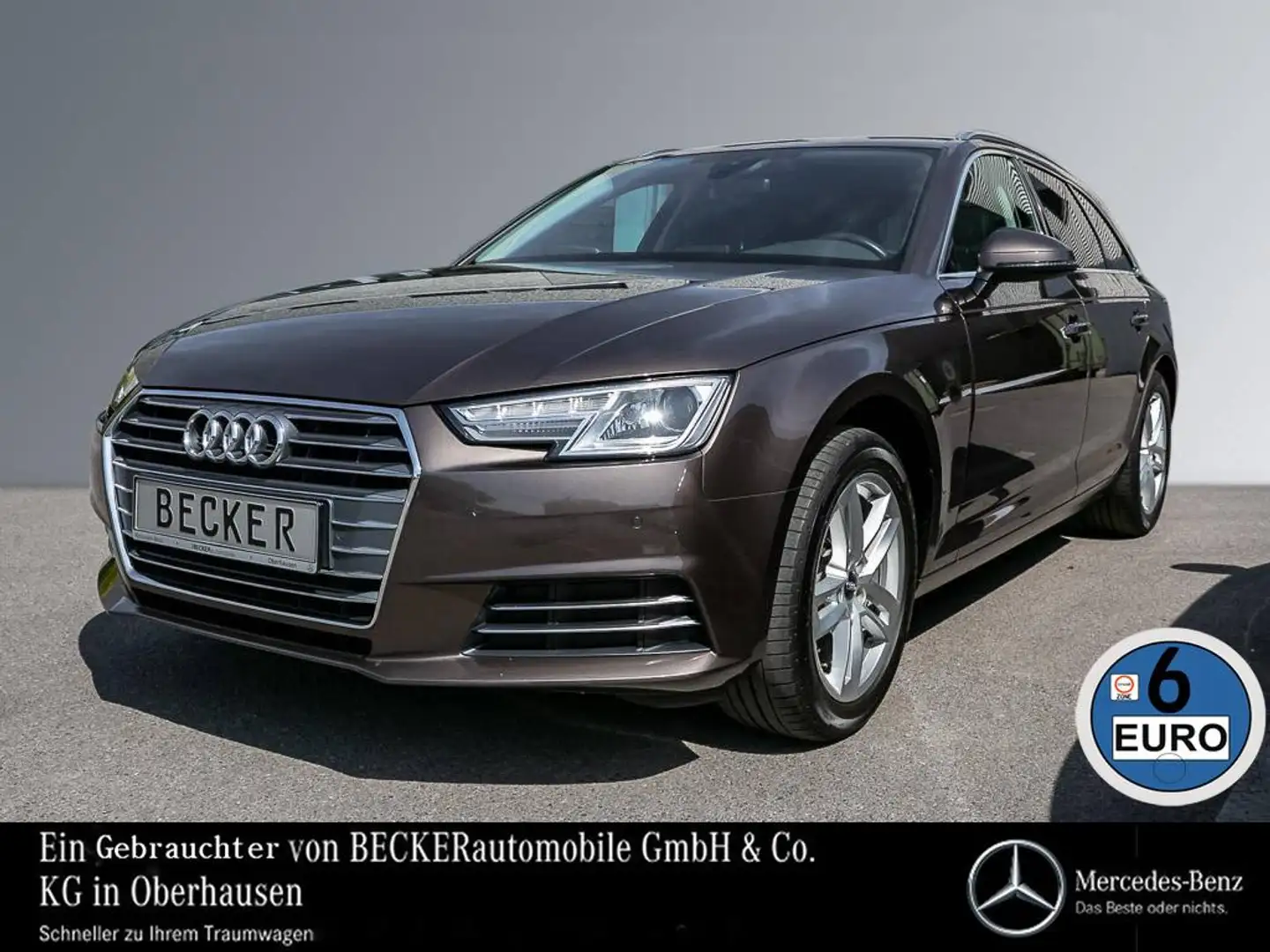 Audi A4 AVANT SPORT AHK SOUND NAVI LED Bruin - 1