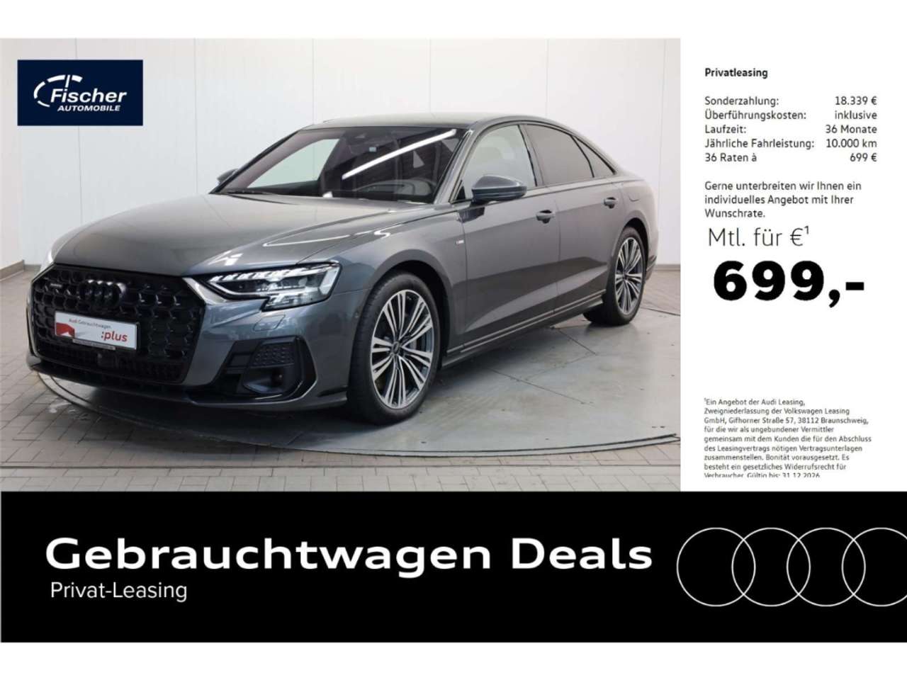 Audi A8 — Audi A8 60 TFSI e qu. S line P-Dach/Massage/B&O