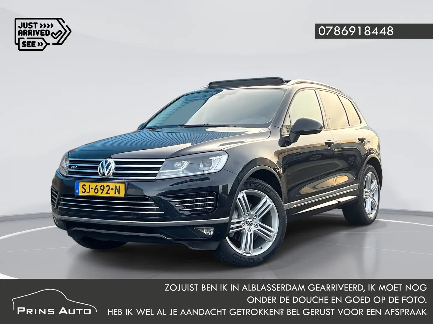 Volkswagen Touareg 3.0 TDI R-line |PANO|CAMERA|MEMORY|CRUISE| 3997 Zwart - 1