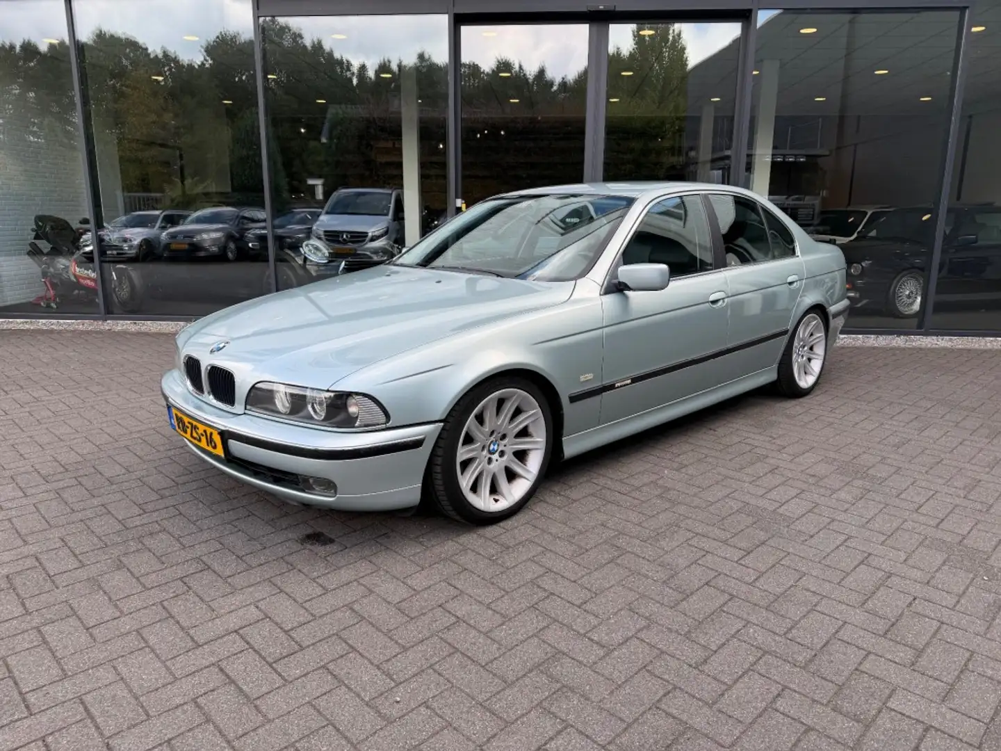 BMW 528 528I EXECUTIVE,Leer,Clima,Cruise,Carplay,Orig NL, Grün - 1
