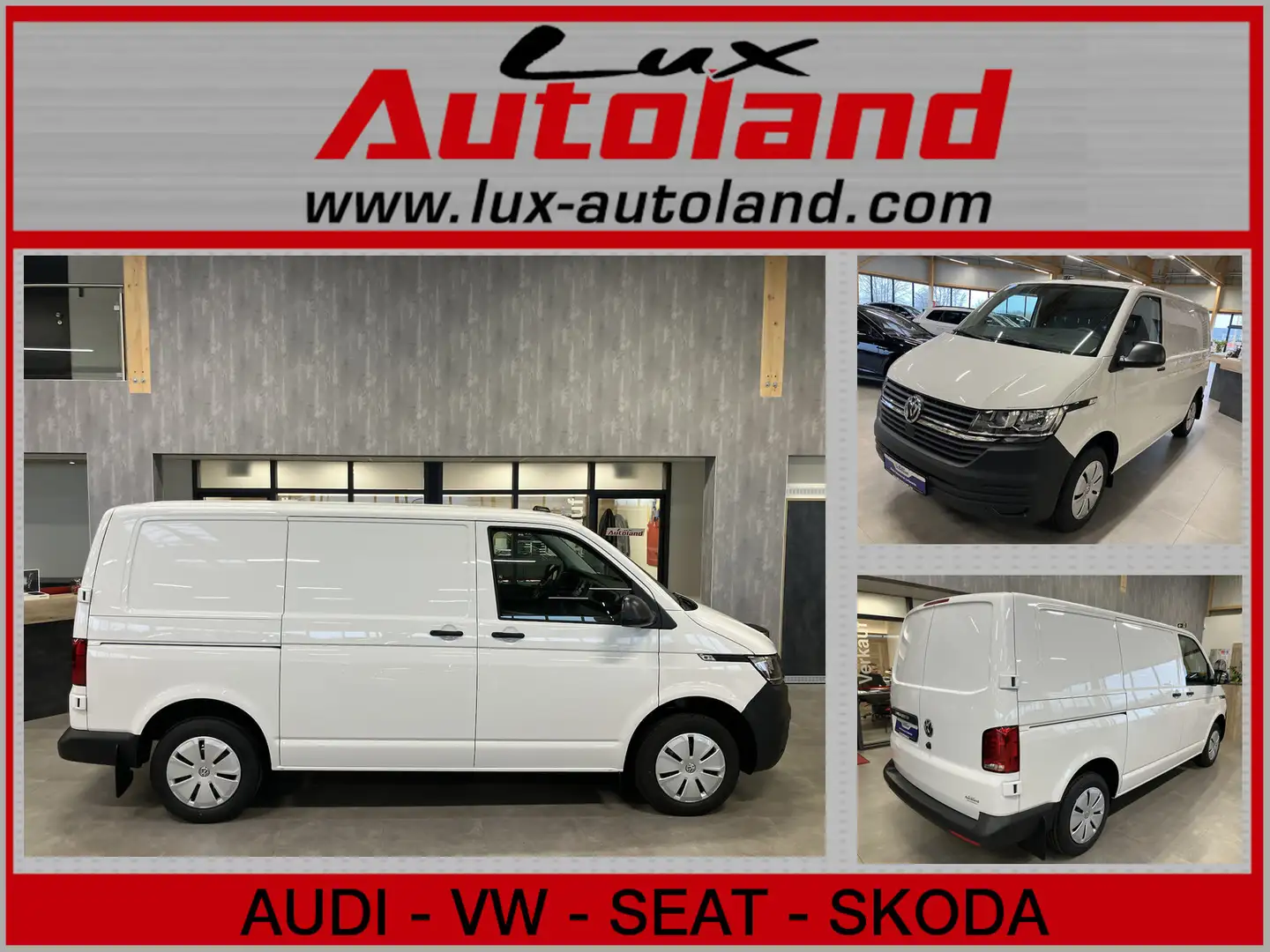 Volkswagen T6.1 Transporter TDI 150 PS Kasten KR App Kamera Blanc - 1