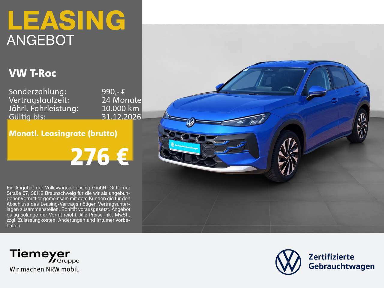 Volkswagen T-Roc 2026