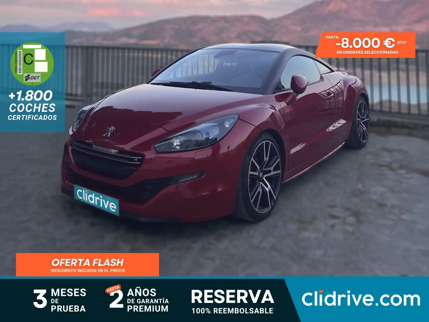 Peugeot RCZ 1.6 THP 199KW (270CV) Rojo - 1