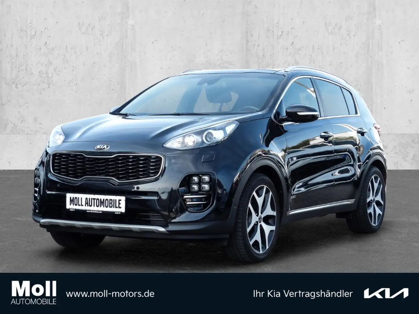 Kia Sportage GT-Line 4WD 1.6 T-GDI Panorama Navi Leder Soundsys Czarny - 1