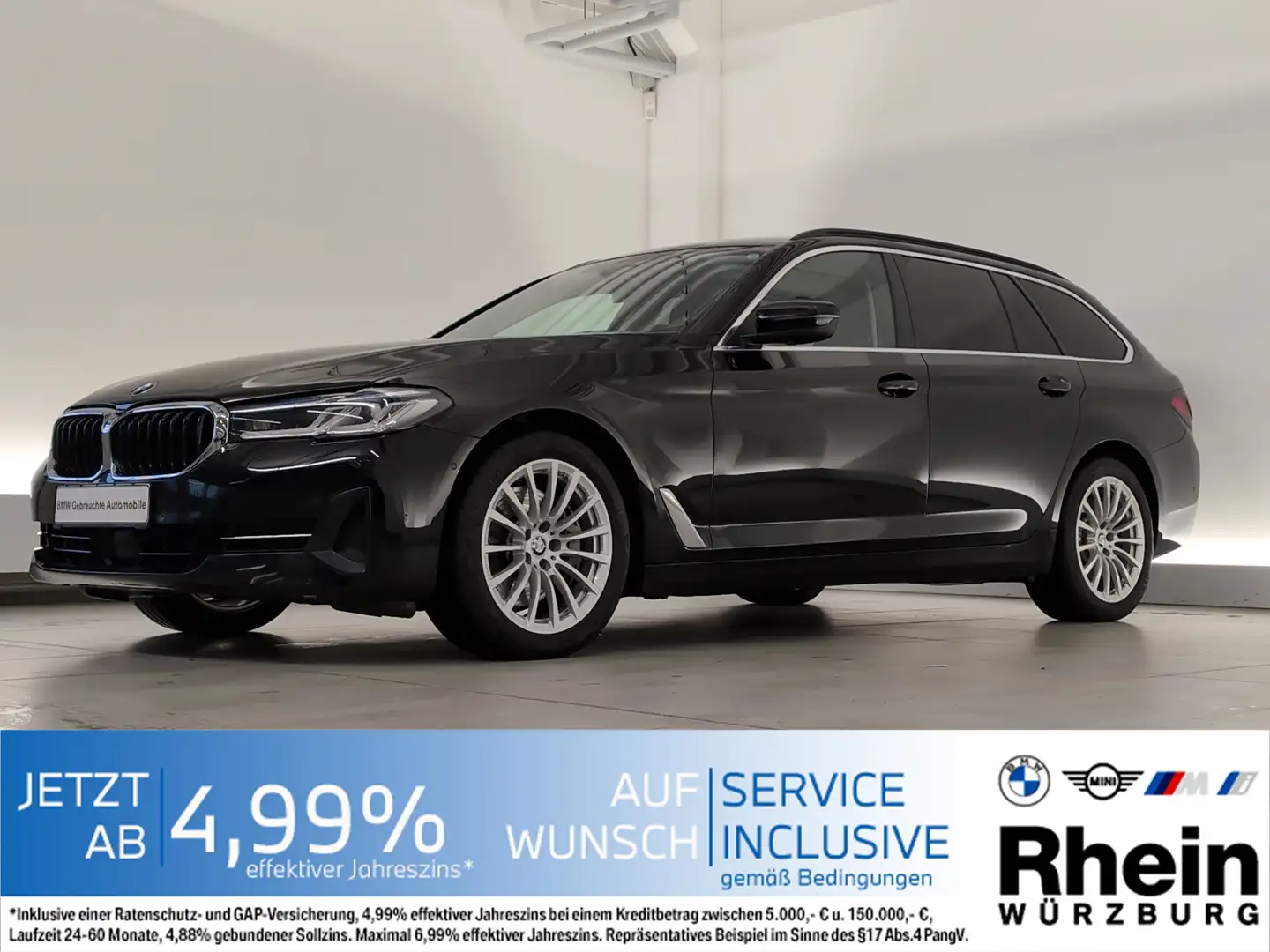 BMW 530 d xDrive Touring Laser/DAB/SHZ/Head-Up Laser/DAB/S Schwarz - 1