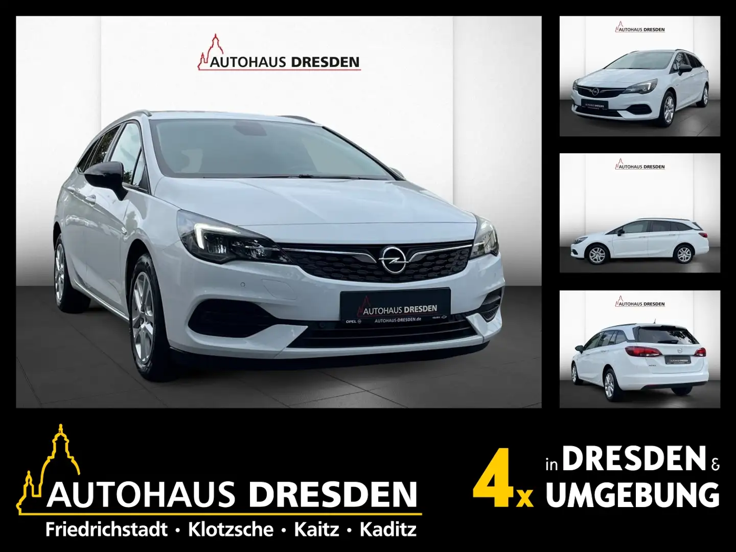 Opel Astra K Sports Tourer 1.2 Turbo  Edition LED+SHZ Weiß - 1