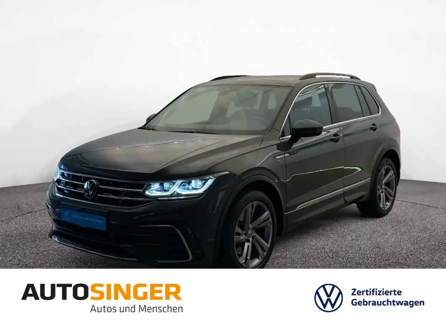 Volkswagen Tiguan R-Line TSI DSG 4M *MATRIX*AHK*STDHZ*ACC* Gris - 1
