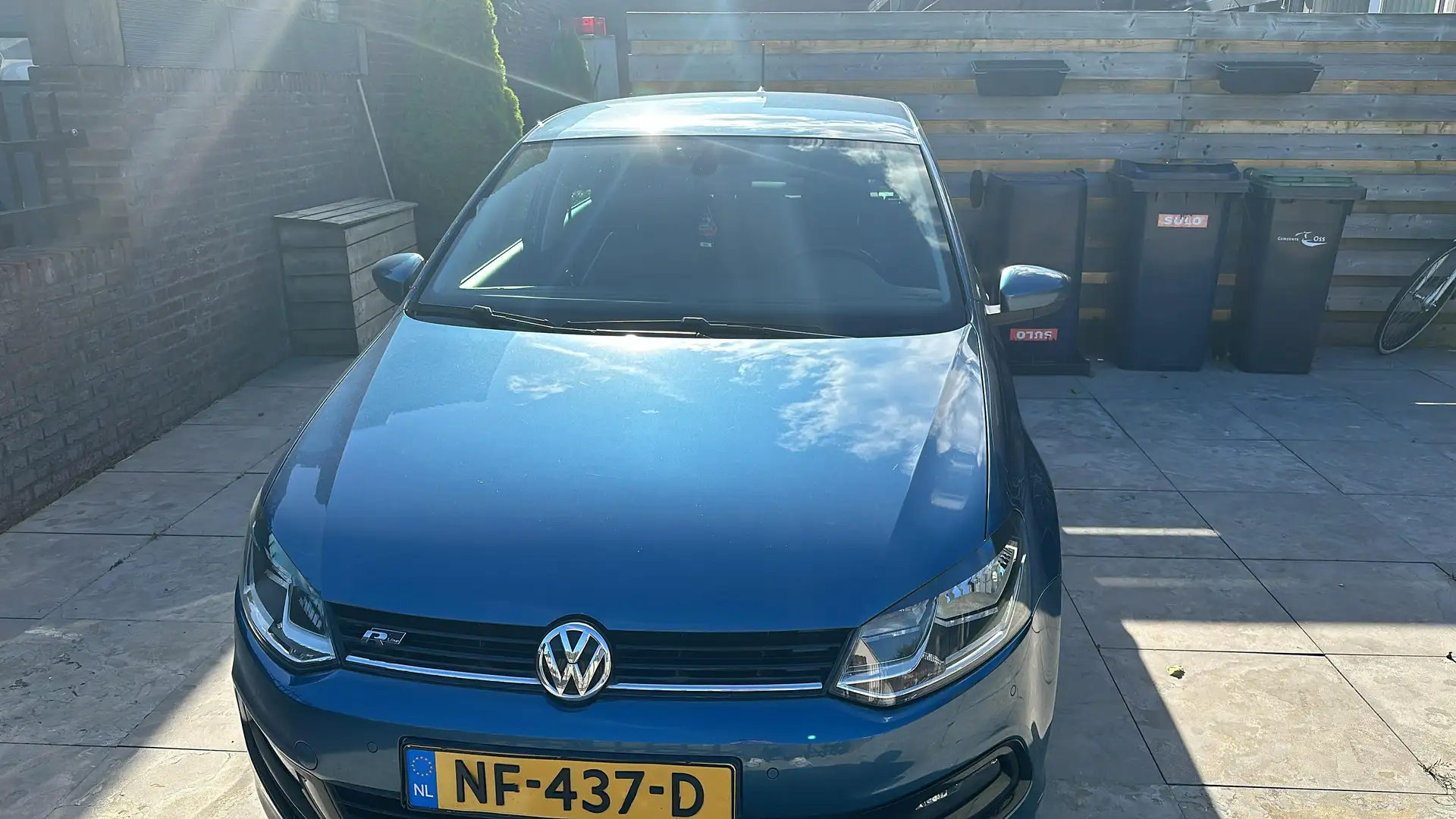 Volkswagen Polo 1.2 TSI R line Blauw - 1