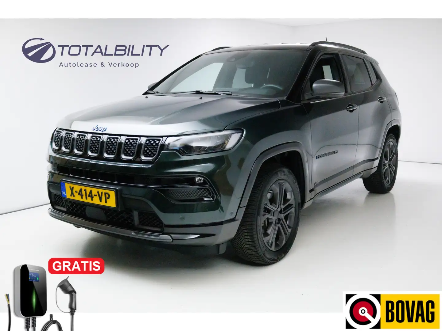 Jeep Compass 4xe 240 Plug-in Hybrid Electric 80th Anniversary S Groen - 1