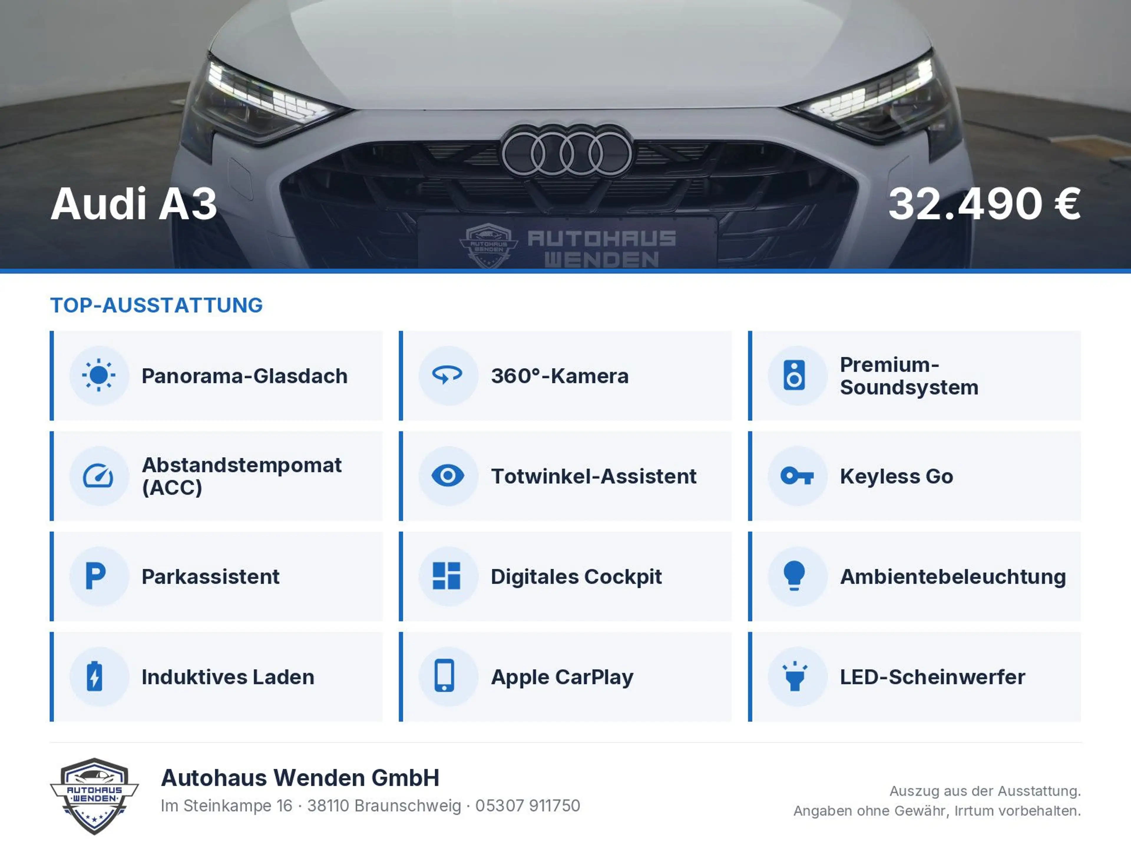 Audi A3 TDI Sportback S tronic S line ACC/Kamera/Pano — photo 6