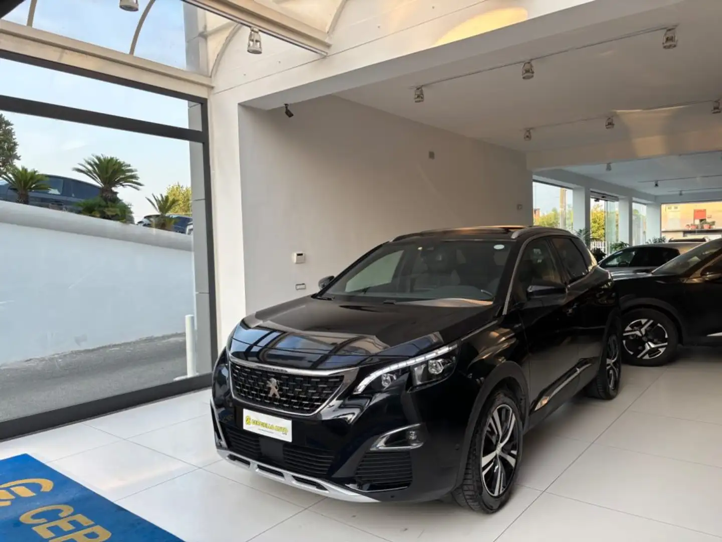 Peugeot 3008 BlueHDi 130 S&S EAT8 GT Line tetto apribile da€2 Nero - 2