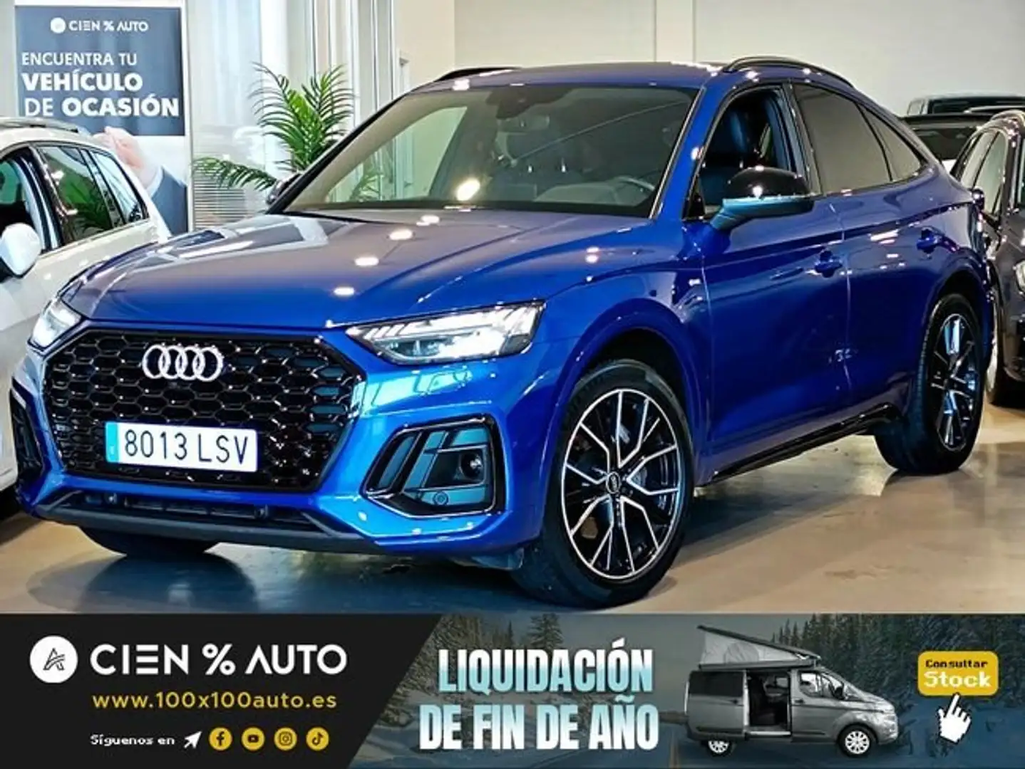 Audi Q5 Black line 35 TDI 120kW S tronic Azul - 1
