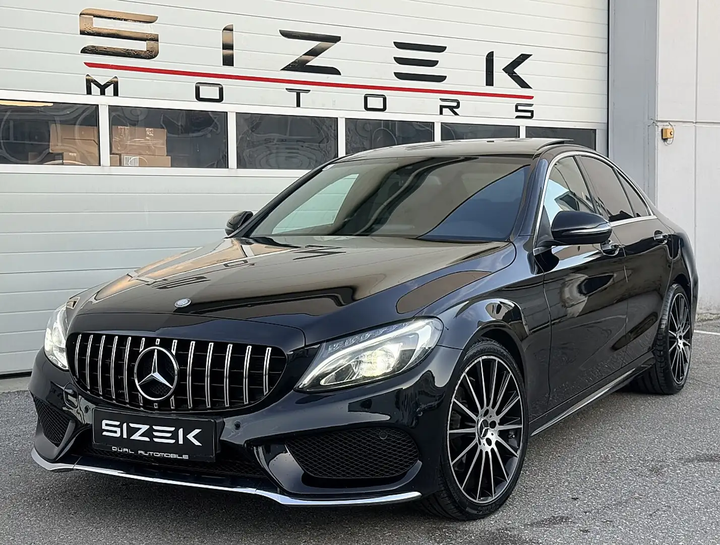 Mercedes-Benz C 180 d Aut./AMG-63 LOOK/PANO/NAVI/KAMERA/LED/STZHZG Schwarz - 1
