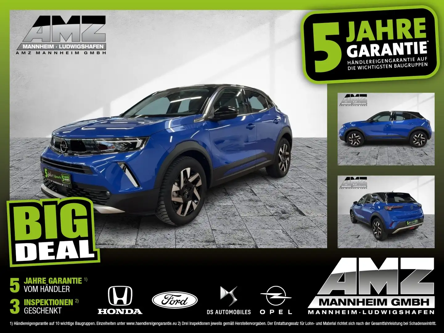 Opel Mokka-E Mokka e Elegance FLA SpurH LM KAM LED KlimaA Azul - 1