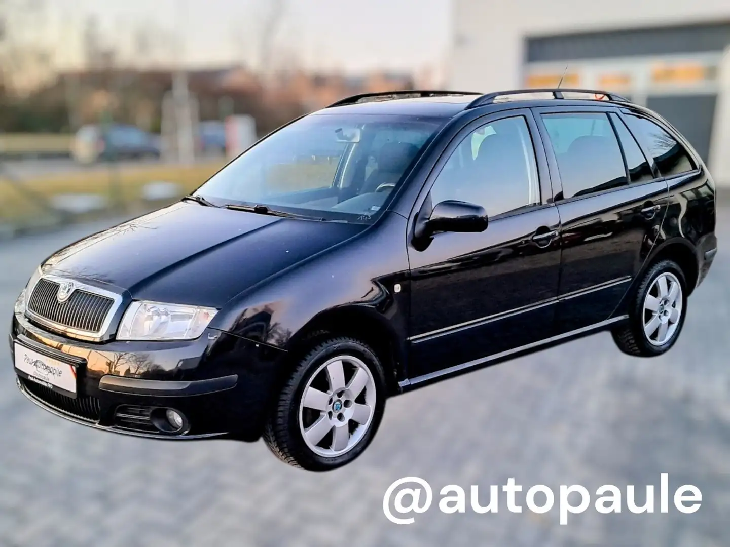 Skoda Fabia Combi 1.4 Mpi*TüV+Zahnriemen+Service NEU* Schwarz - 1