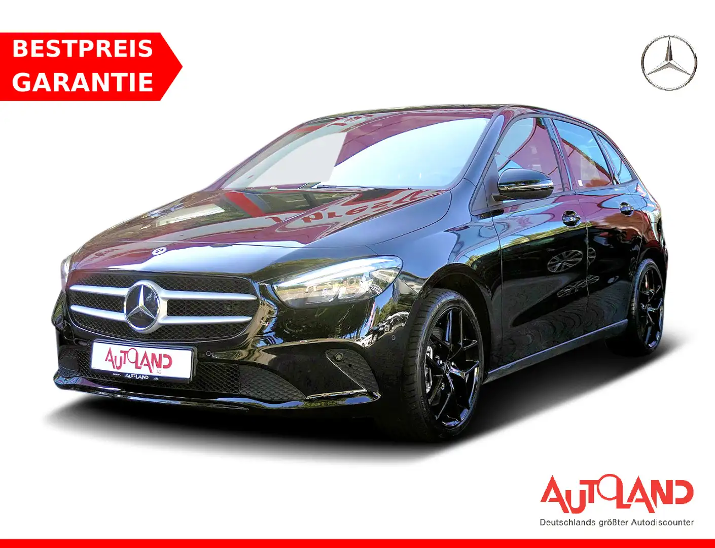 Mercedes-Benz B 250 B250 e Style AUTOMATIK LED NAVI SPUR TOTW T-LEDER Schwarz - 1