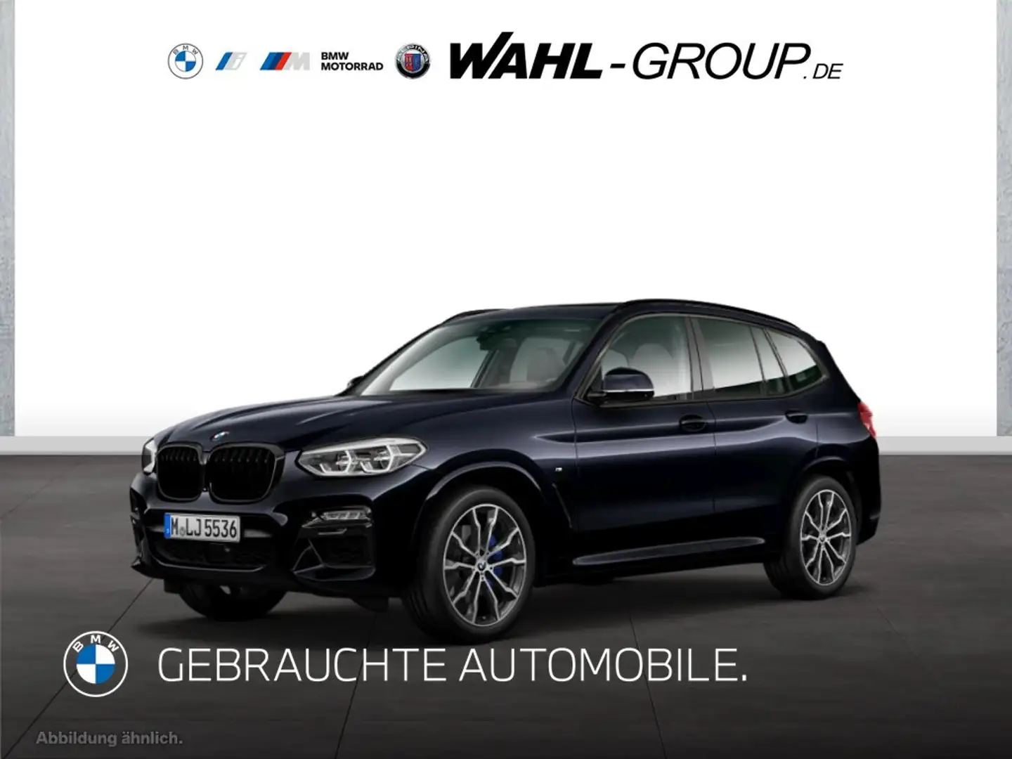 BMW X3 M 40d  M Sport Panorama AHK HeadUp eSitze Innovation Schwarz - 1