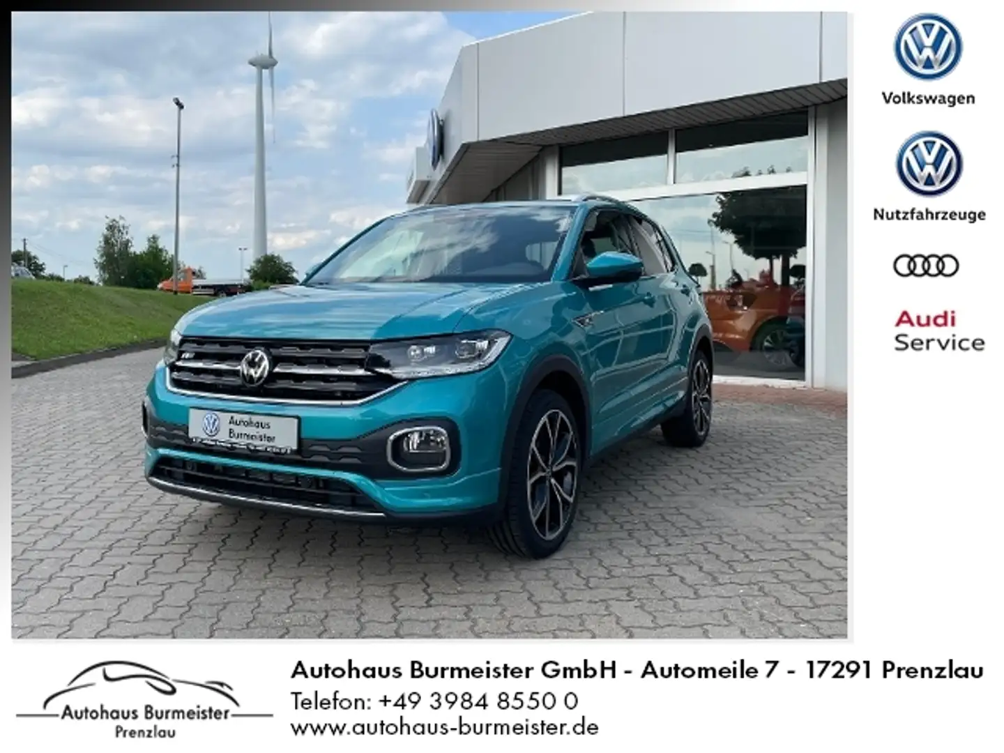 Volkswagen T-Cross 1.0 TSI R-Line, DSG, DAB+, LED, Digital Cockpit Bleu - 1