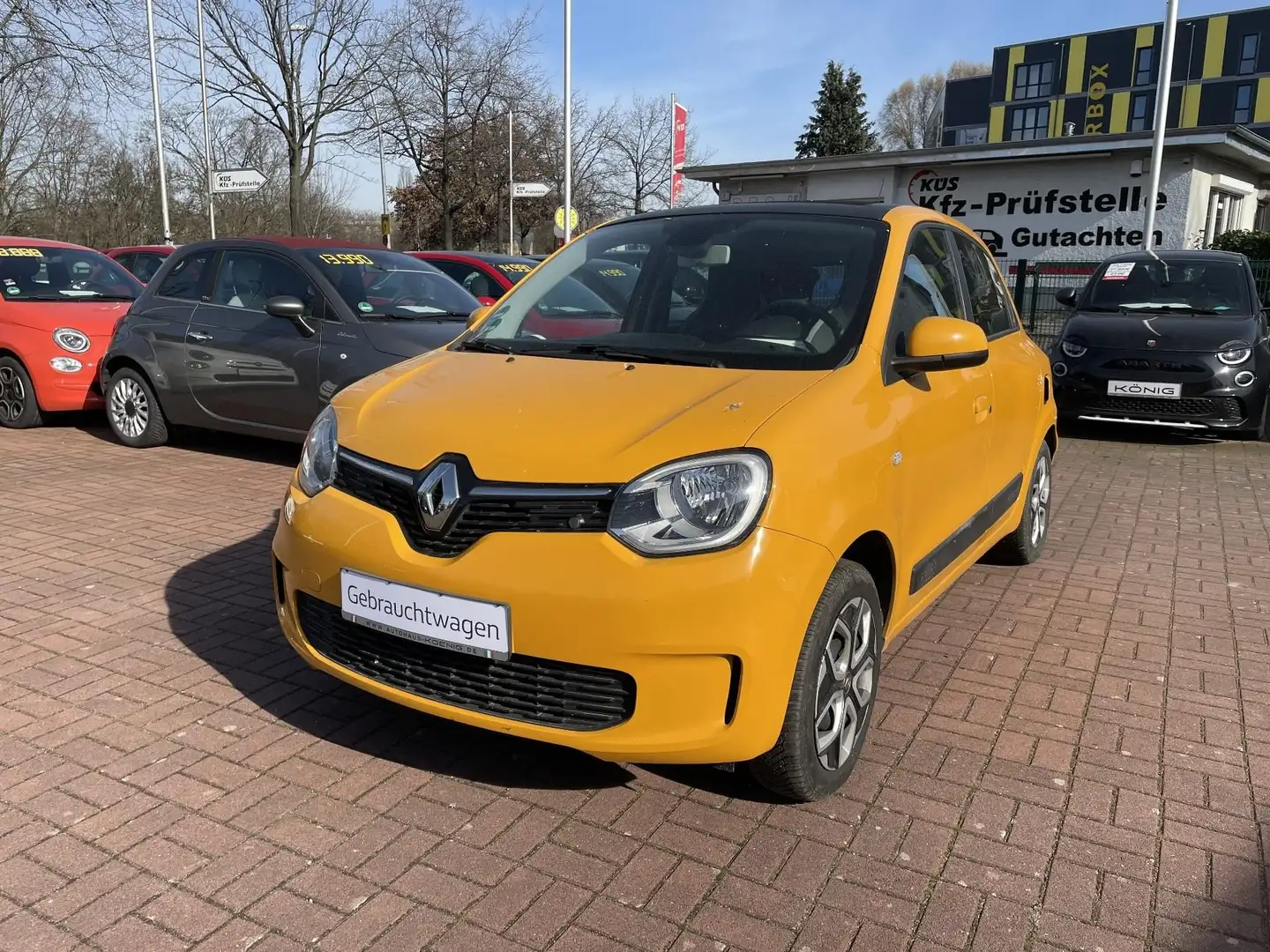 Renault Twingo LIMITED SCe 75*Klima*GJR*elektr. Faltdach Amarillo - 1