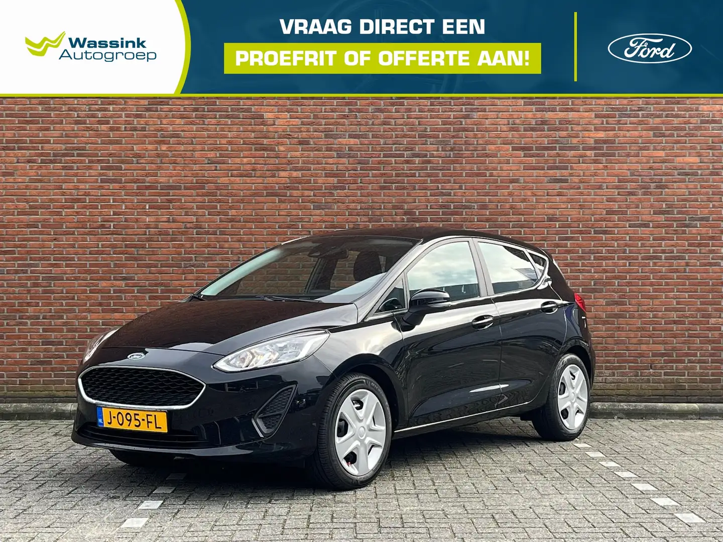 Ford Fiesta 1.0 EcoBoost 95pk 5dr Connected | Navigatie by App Noir - 1