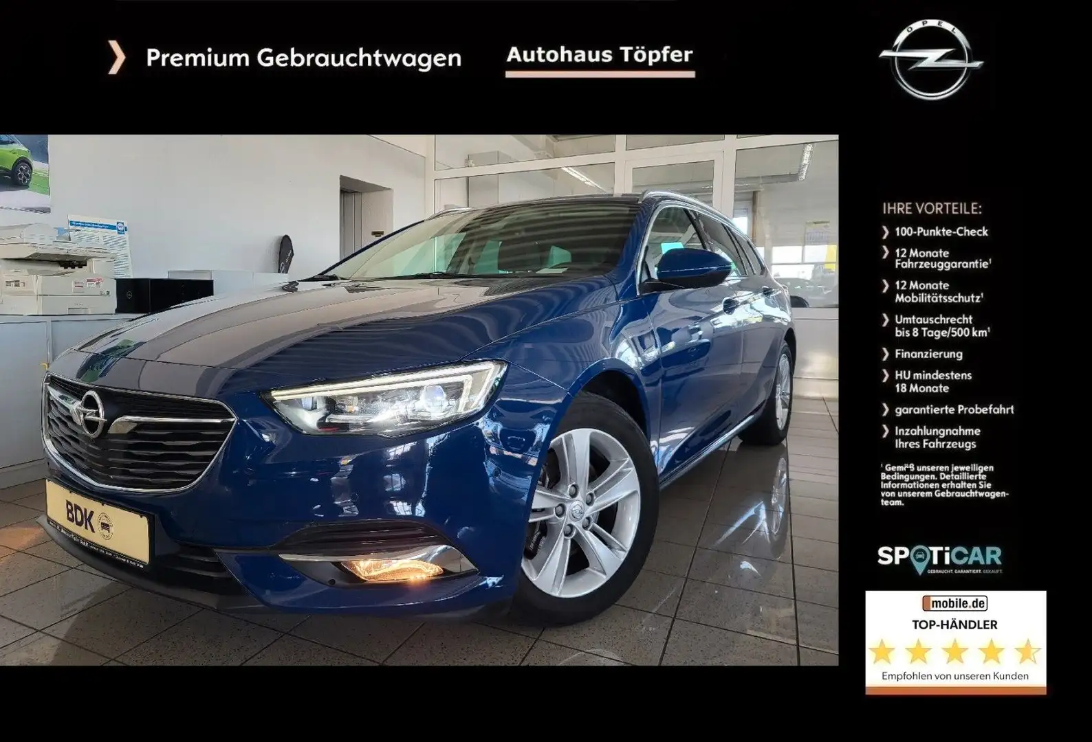 Opel Insignia B ST "Premium Business Inn." aus 1-Hand Modrá - 1