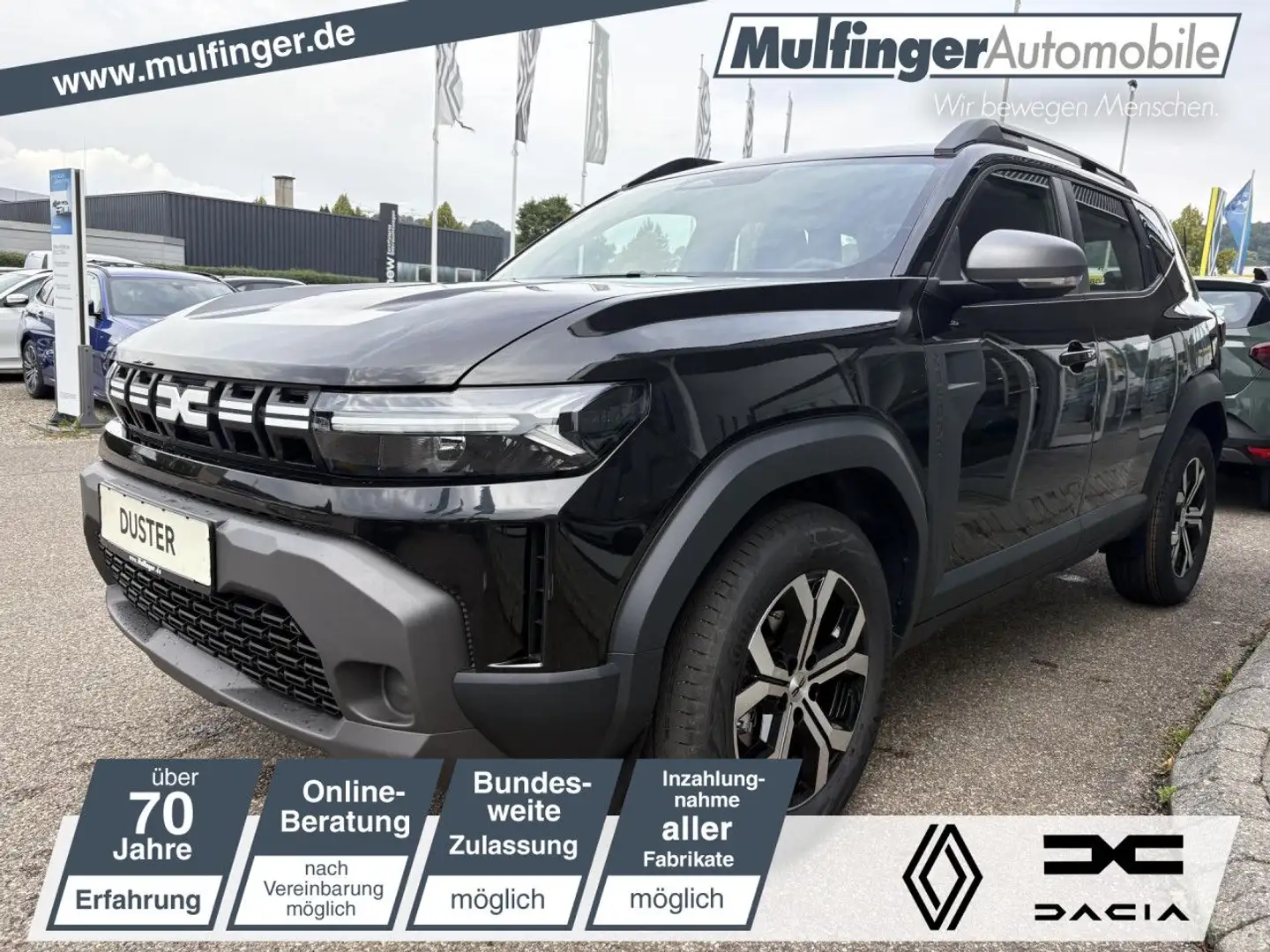 Dacia Duster Expression TCe 130 Klima Kamera EPH SHZ Bluetooth Schwarz - 1