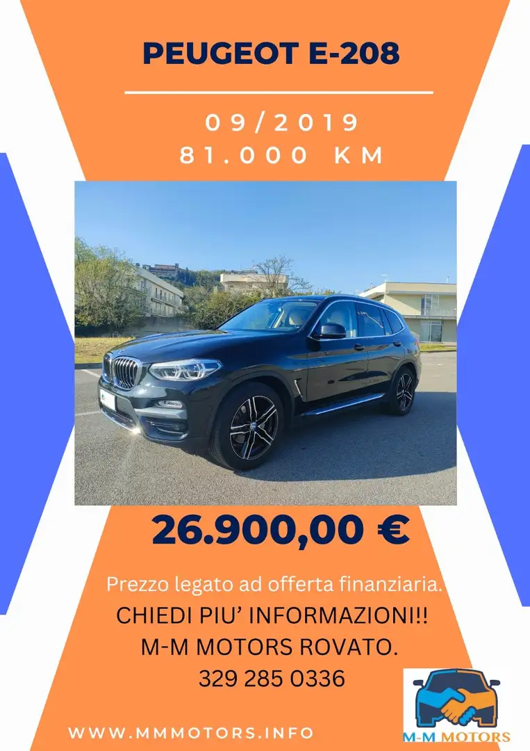 BMW X3 xDrive20d Luxury ProM-Mo Nero - 2
