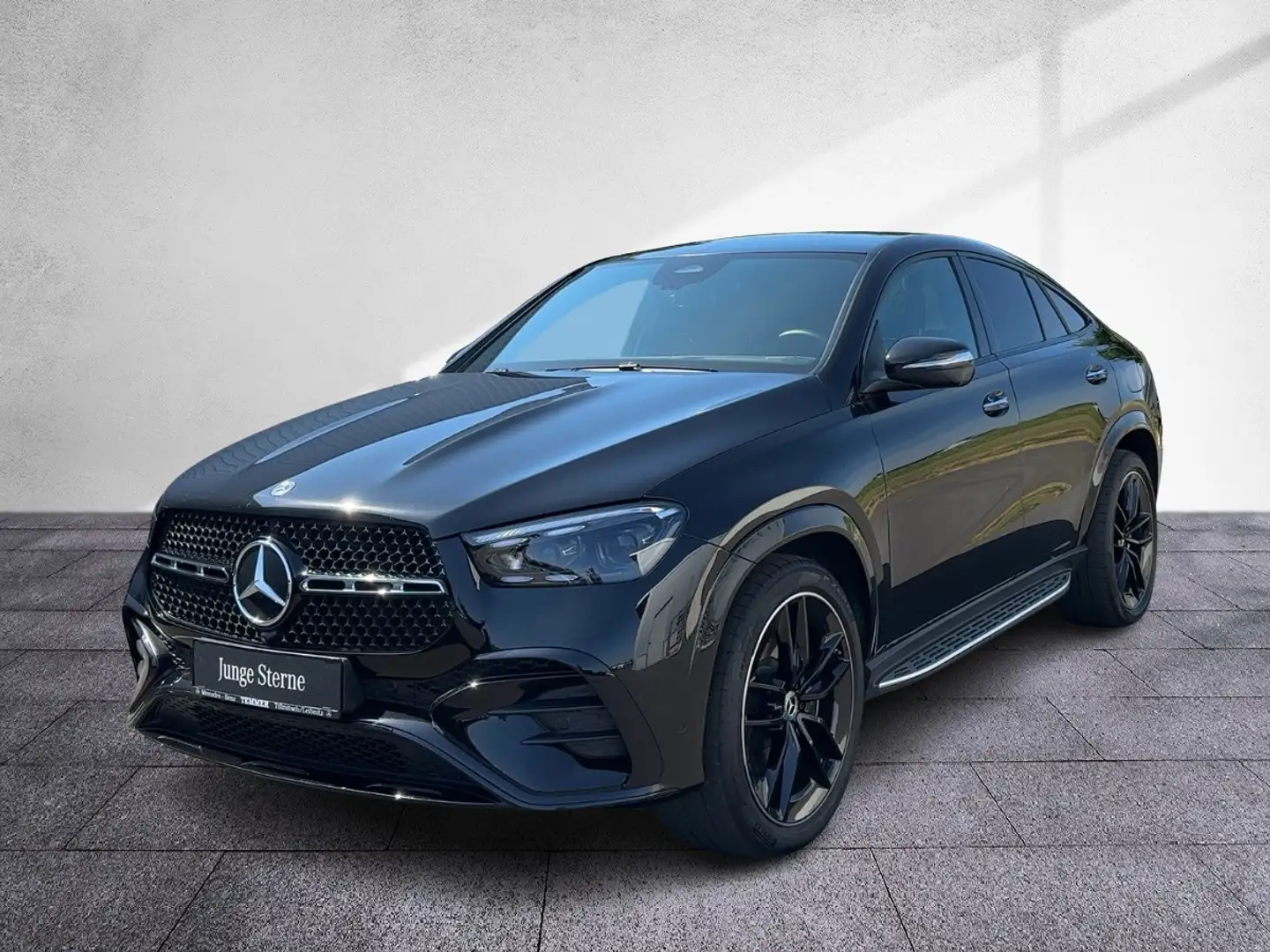 Mercedes-Benz GLE 350 de 4M Coupé AMG-Line Distr AHV Pano HUD Zwart - 1
