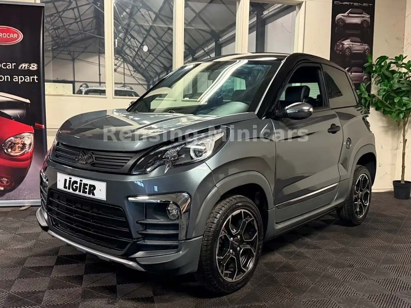 Ligier JS 60 JS60 Servo Chiq Mopedauto Microcar 45 KM Gris - 2