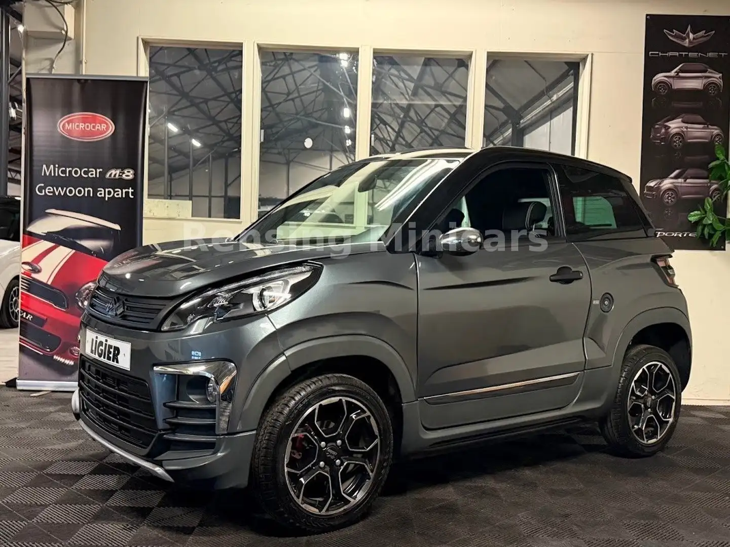 Ligier JS 60 JS60 Servo Chiq Mopedauto Microcar 45 KM Gris - 1