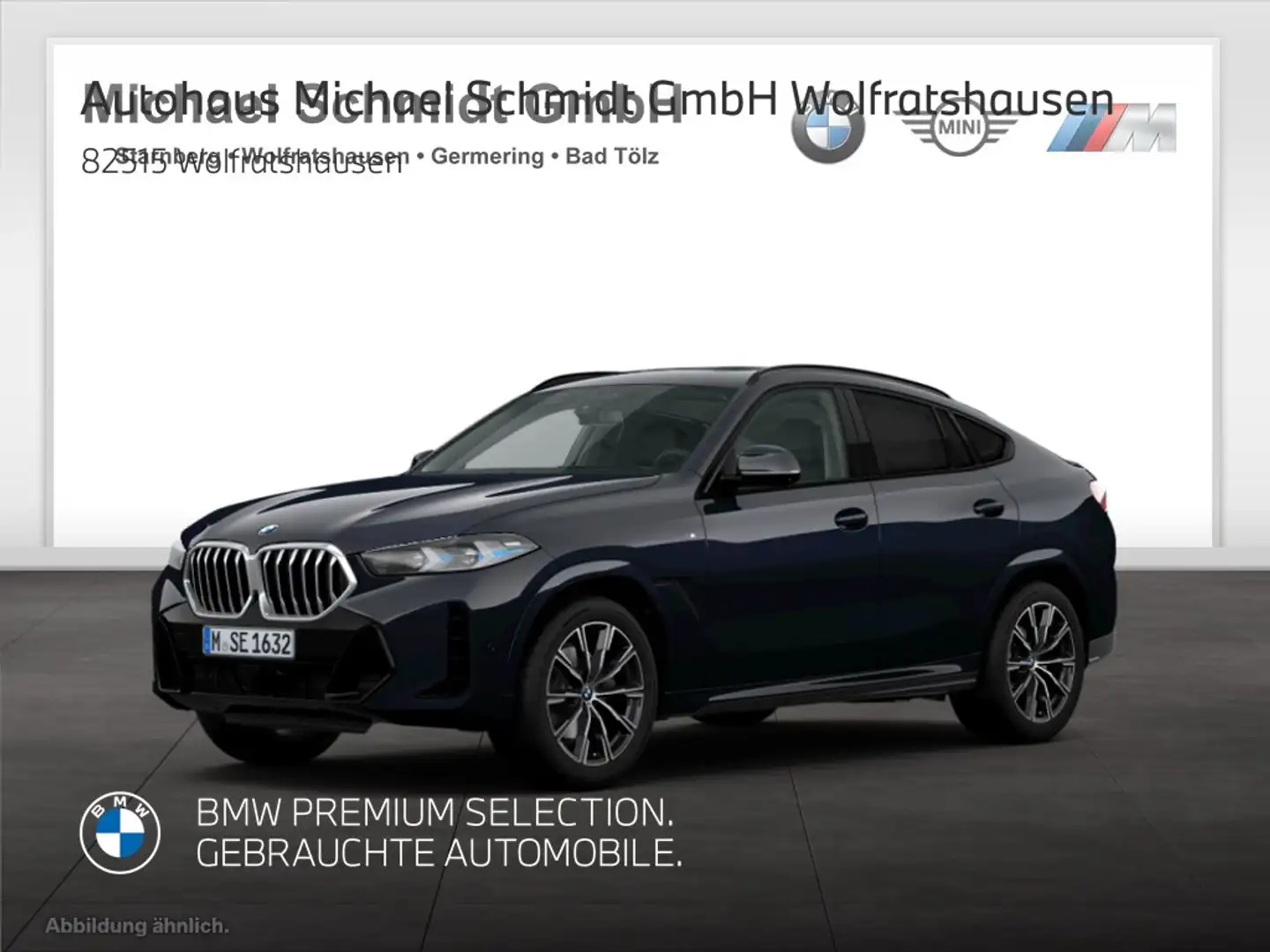 BMW X6 xDrive30d Luftfederung*M Sportpaket*Facelift*Komfo Schwarz - 1