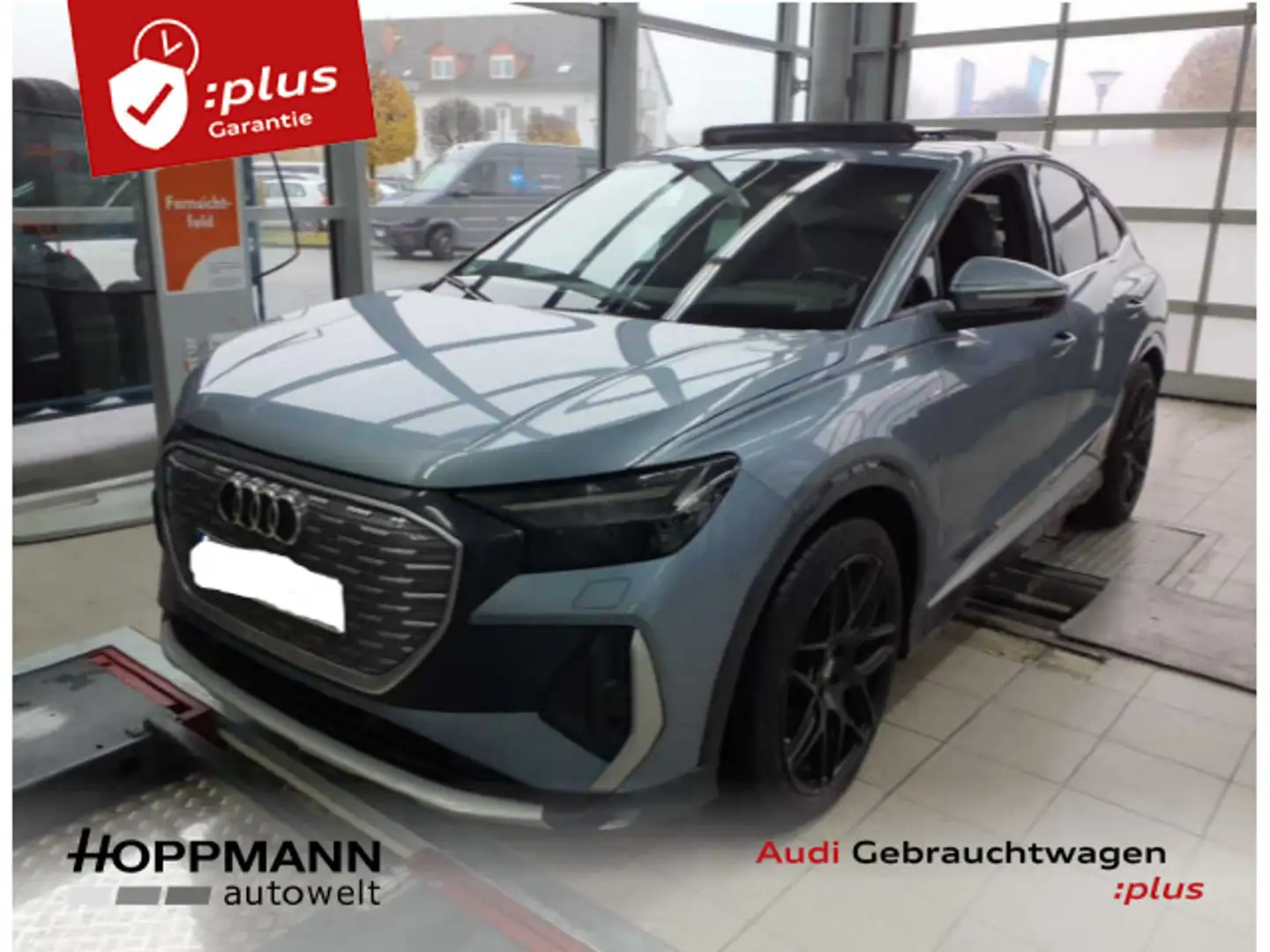 Audi Q4 e-tron nza 50 quattro S-Line Pano S Blau - 1