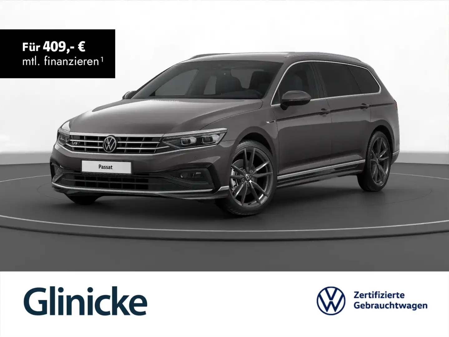 Volkswagen Passat Variant 2.0 TDI R-Line AHK Matrix LM 19" Grau - 1