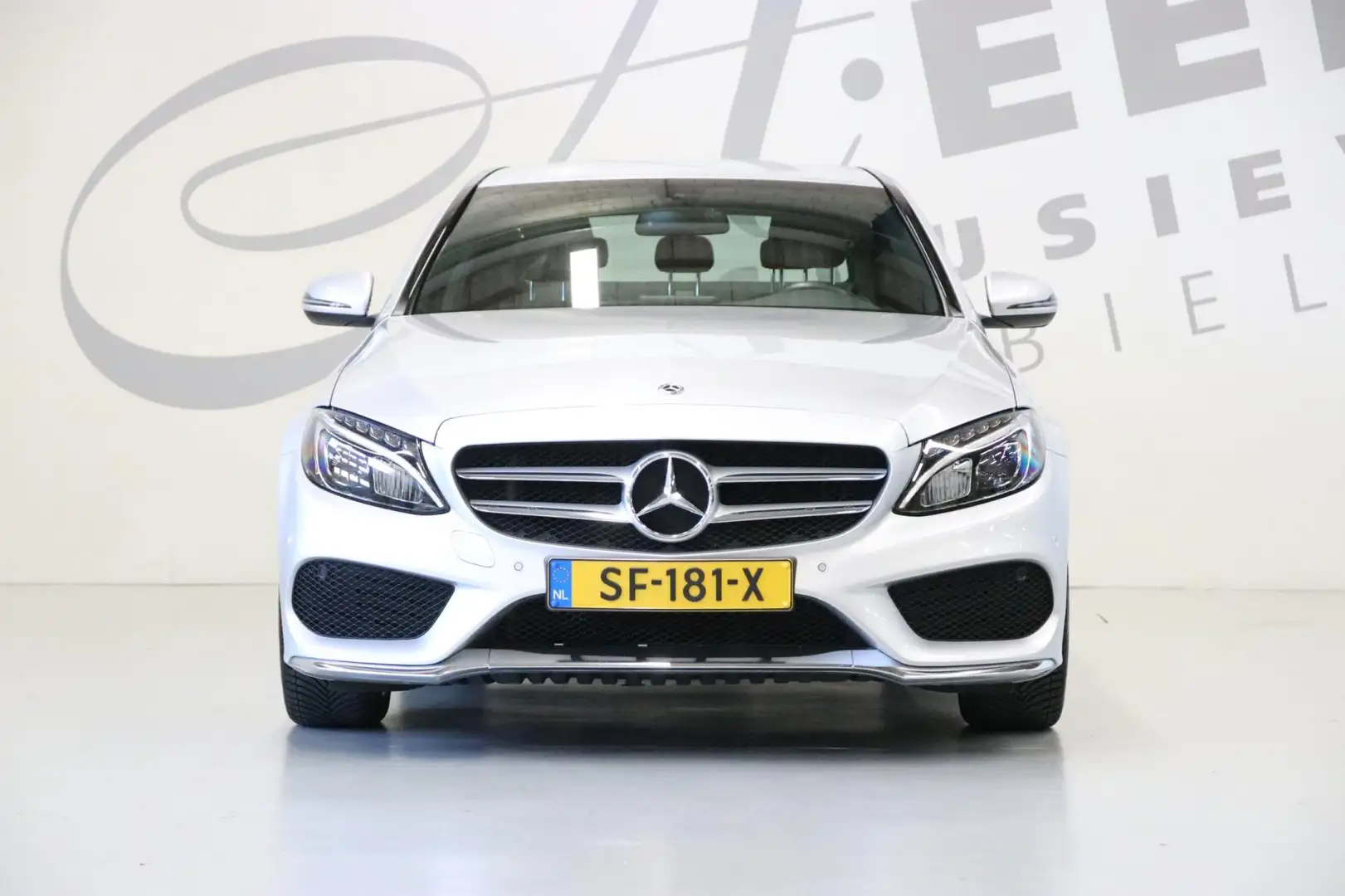 Mercedes-Benz C 180 AMG-styling/Achteruitrij camera/NAP/Origineel NL Gris - 2