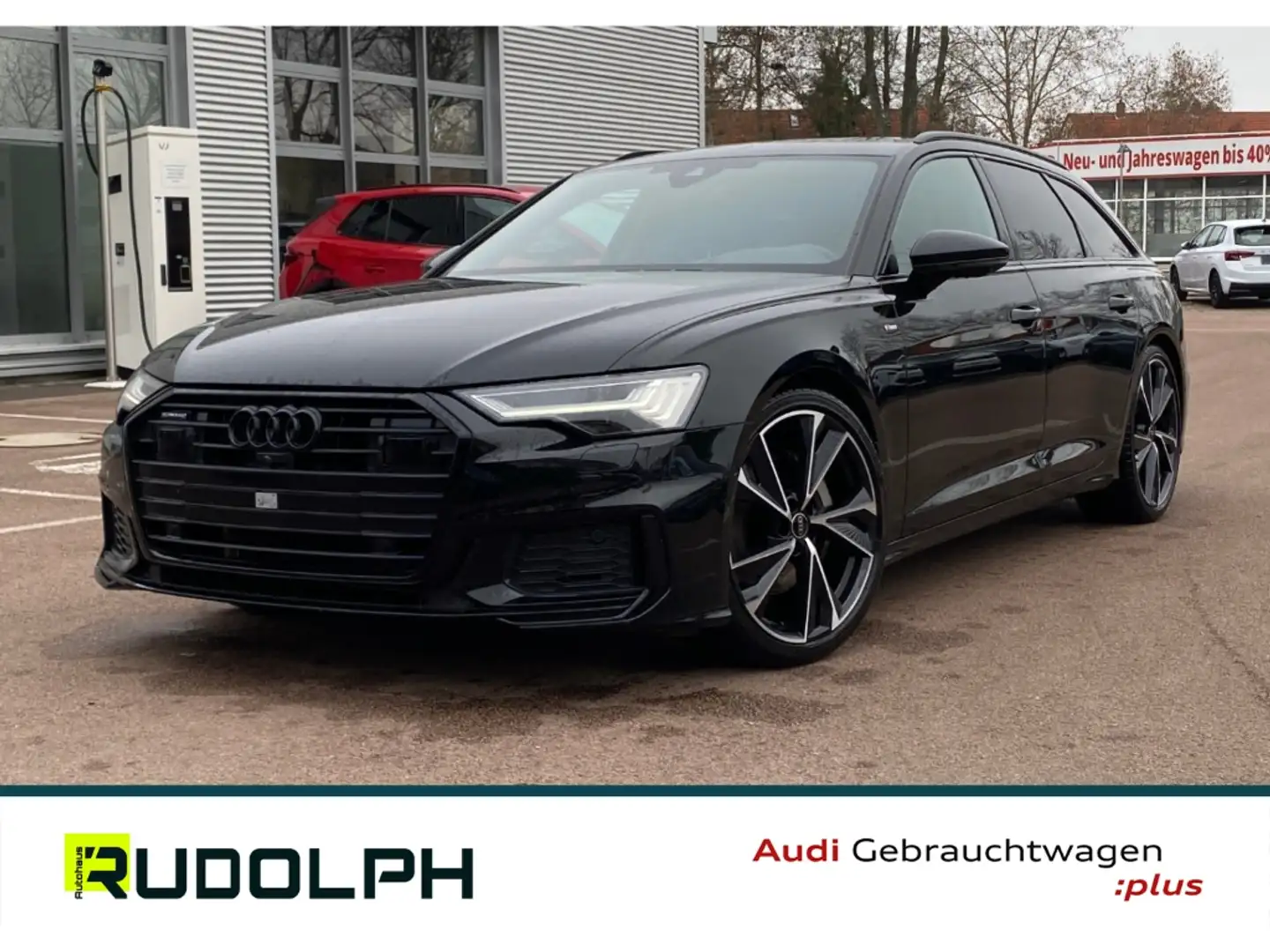 Audi A6 Avant 50 TDI qu. sport S line StandHZG 360 ACC Schwarz - 1