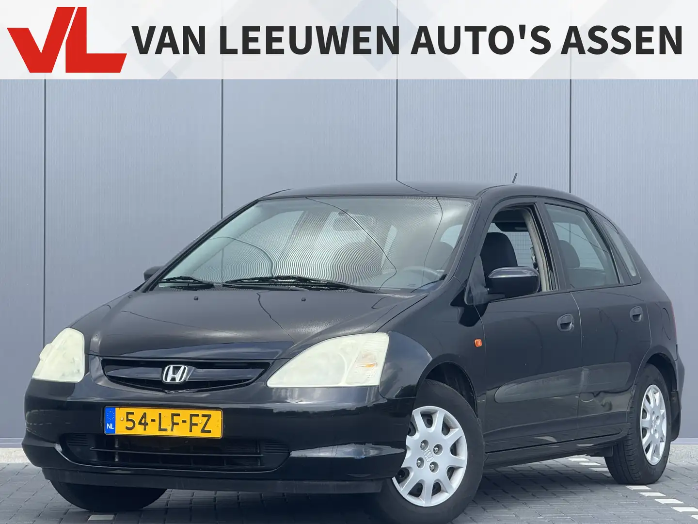 Honda Civic 1.4i LS | NAP | Airco | Inruilkoopje Zwart - 1