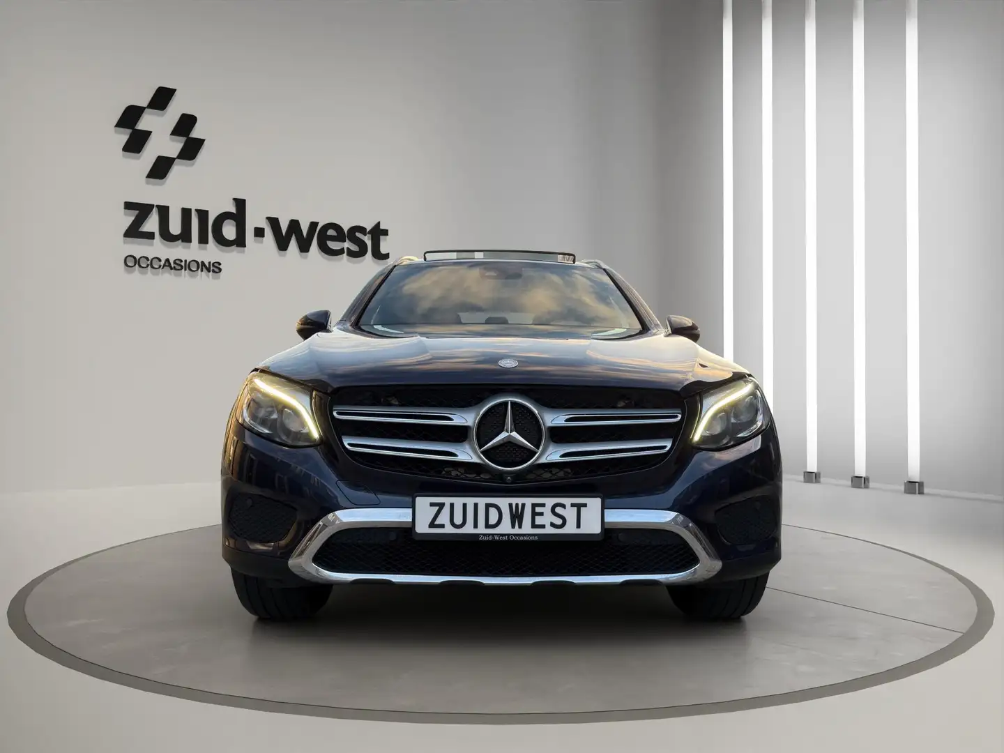 Mercedes-Benz GLC 350 350e 4MATIC Ambition Pano 360 Leder Blauw - 2