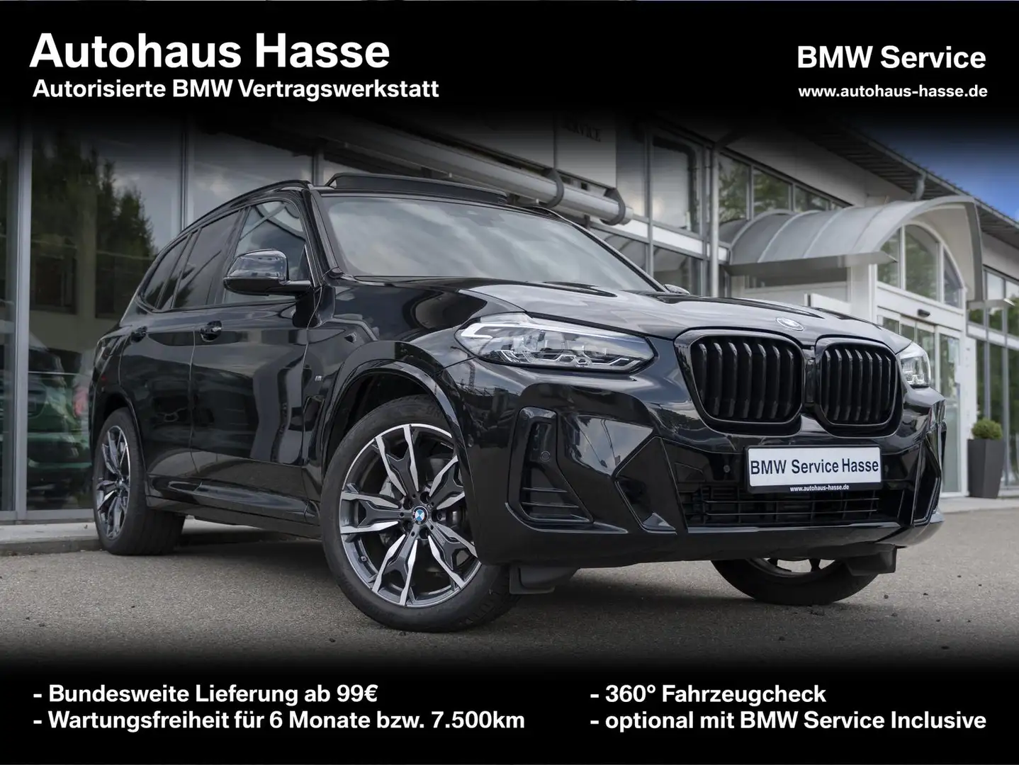 BMW X3 xDr 30d M-Sport +20Z PANO AHK elSITZ HUD DrAs Nero - 1